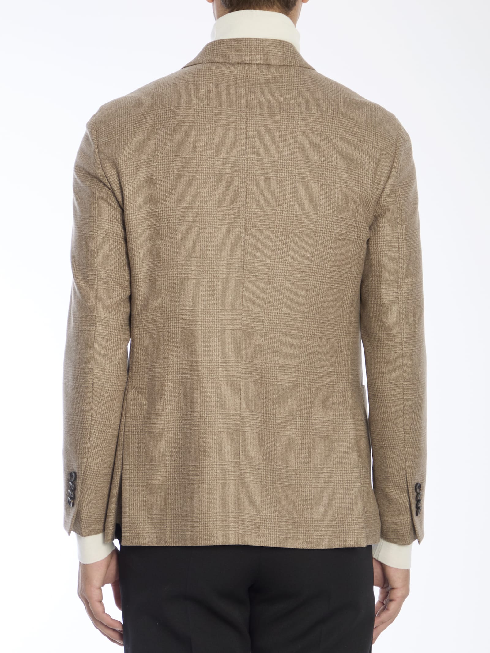 Shop Lardini Cashmere Jacket In Beige