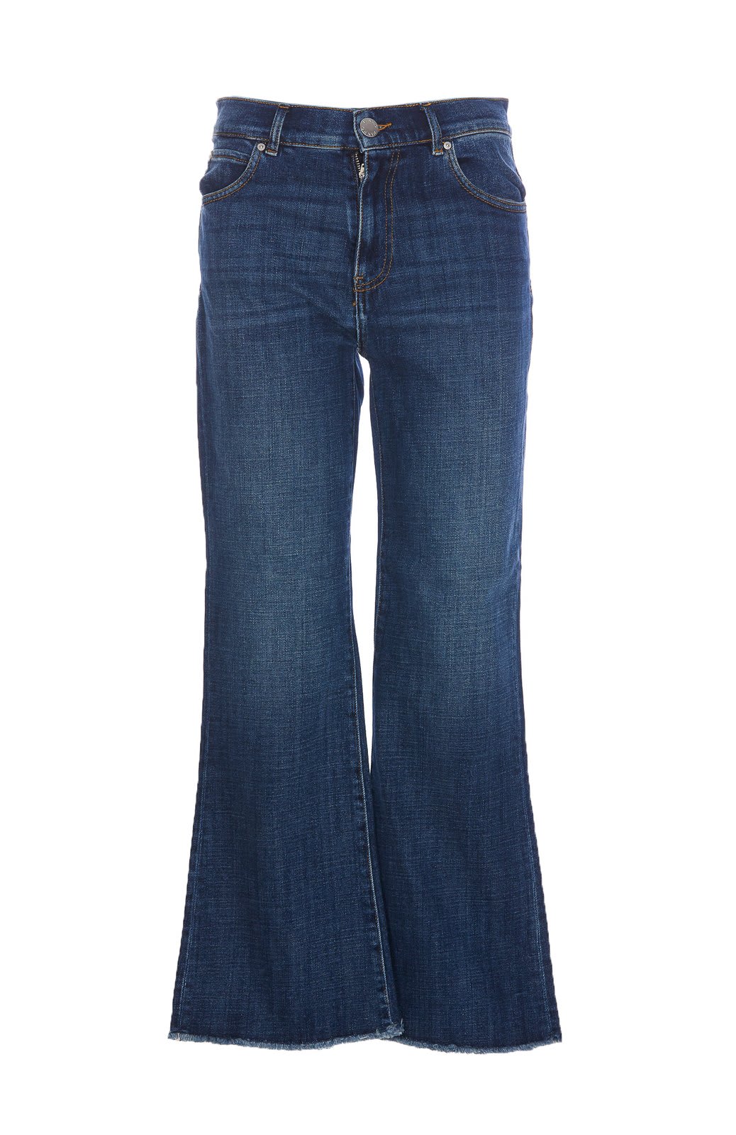 Shop Pinko Mid-rise Faded Jeans In Lavaggio Vintage Medio