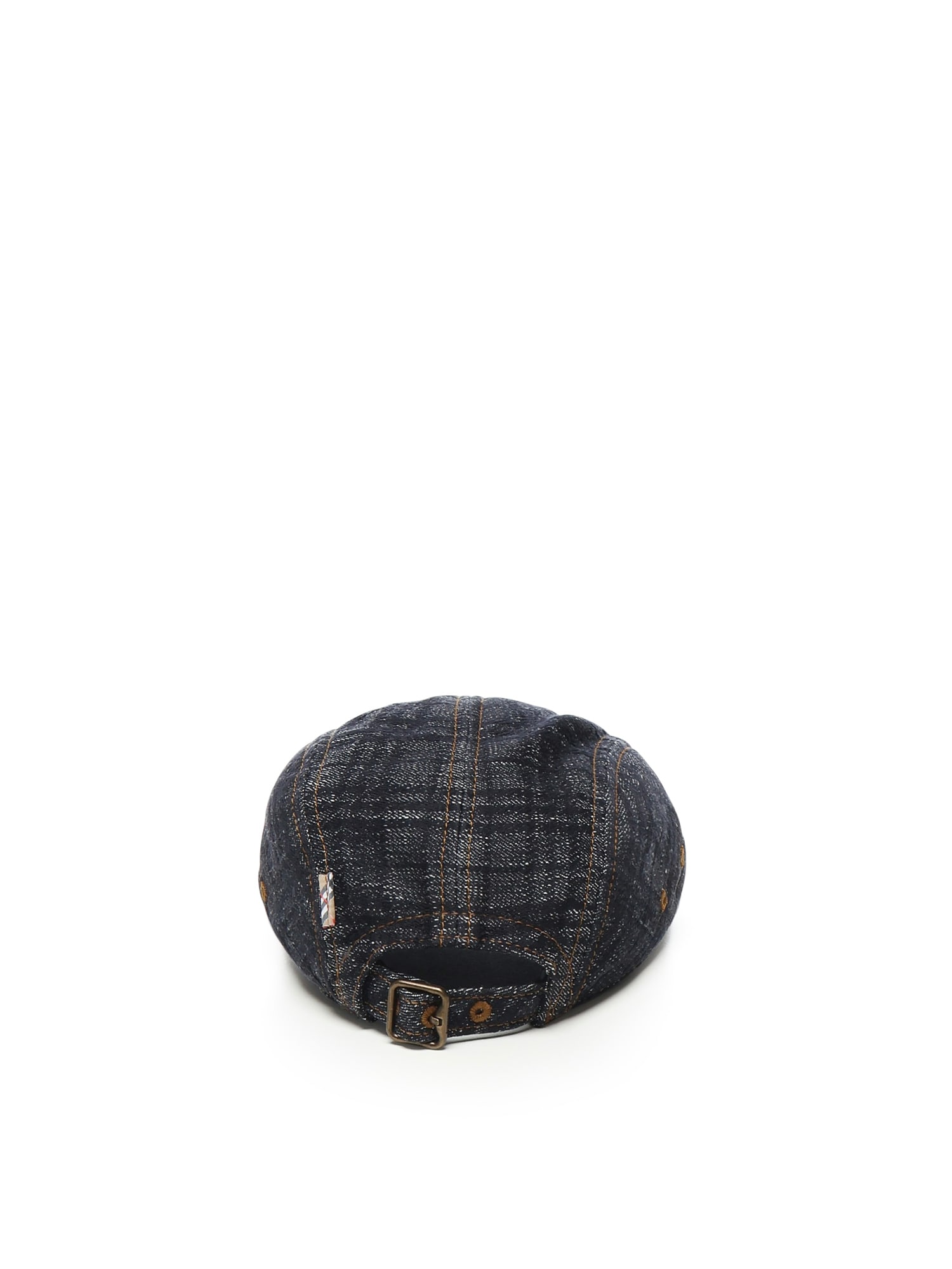 Burberry Baseball Cap Check In Green
