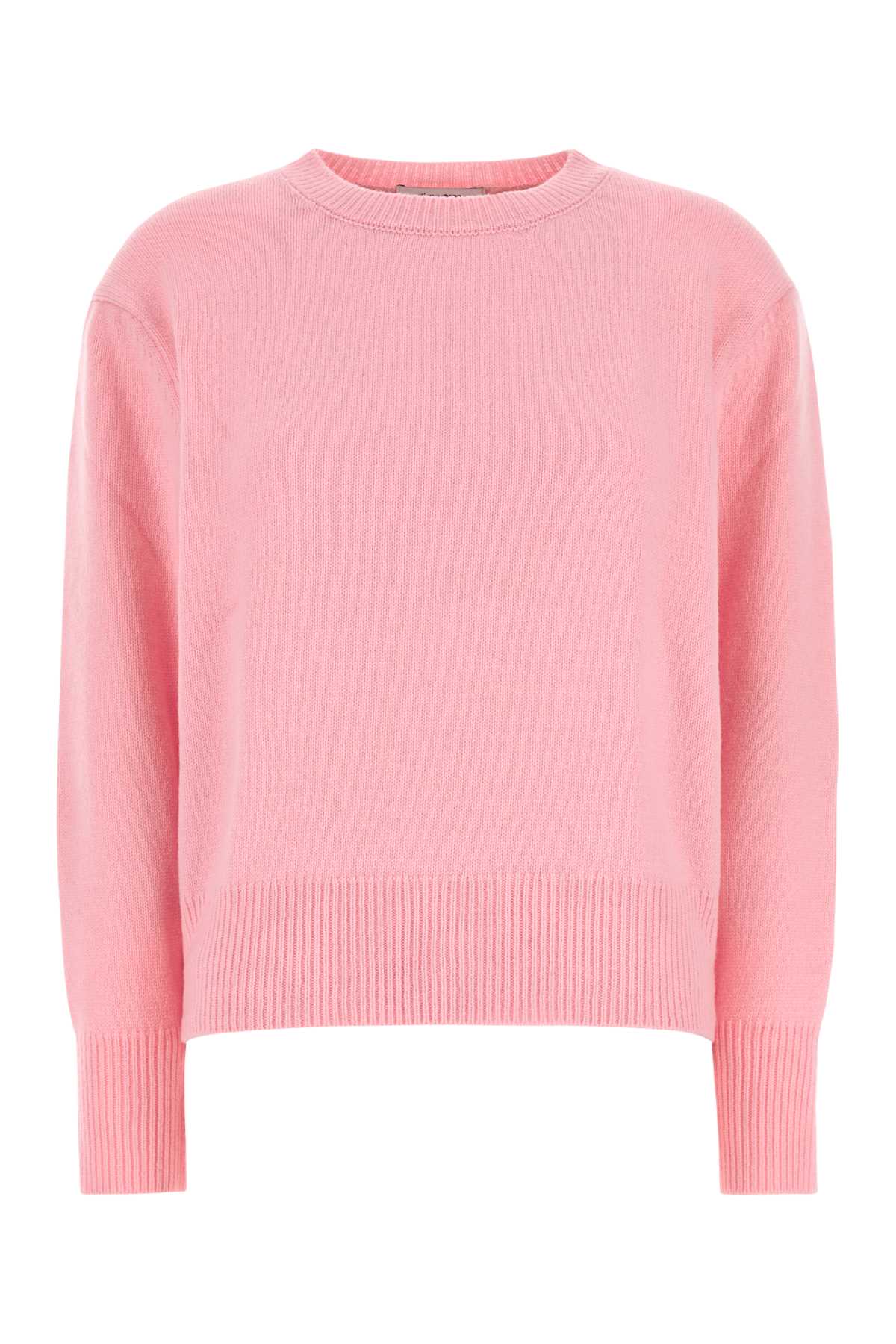 Pink Wool Blend Coyote Sweater