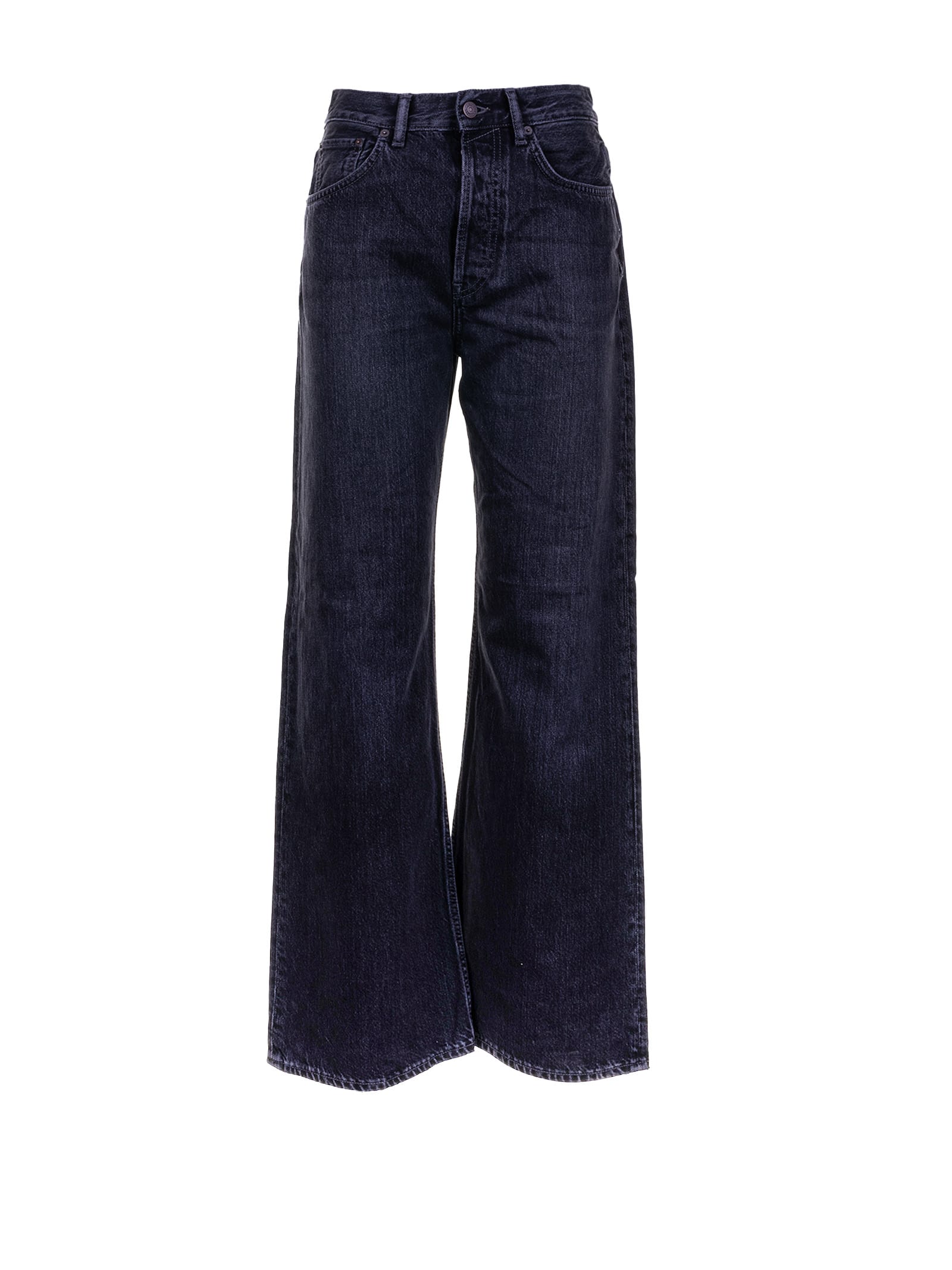 Acne Trousers Black