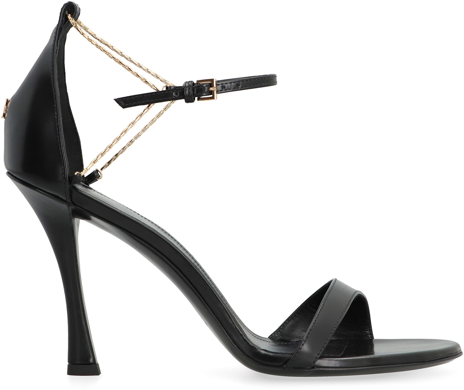 Shop Givenchy 4g Liquid Leather Sandals In Black