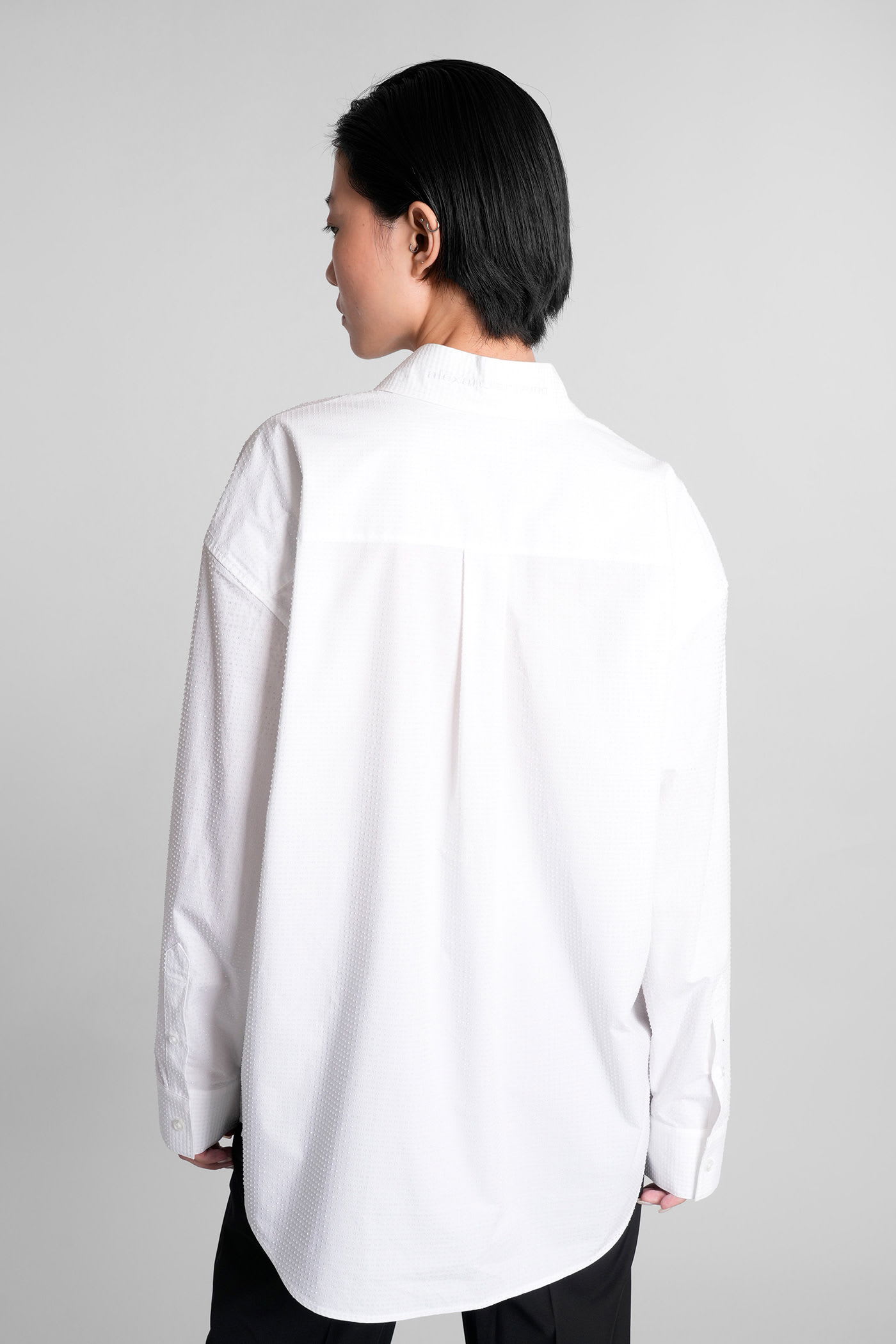 Alexander Wang Shirt In White Cotton In White