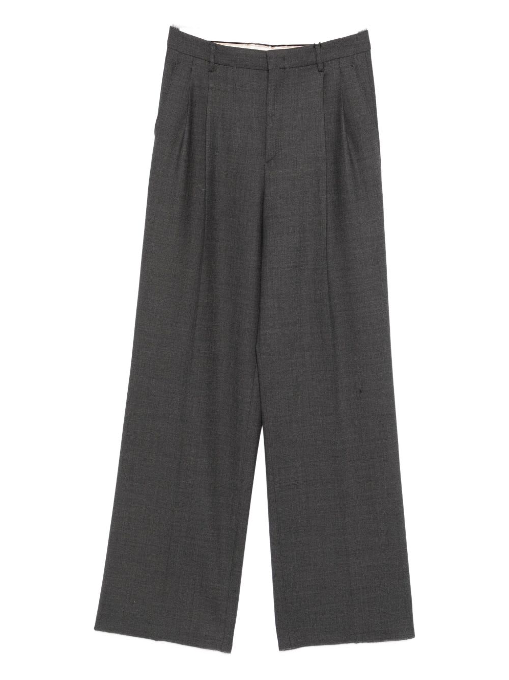 Tagliatore Casual Pants With Belt Loops In Gray