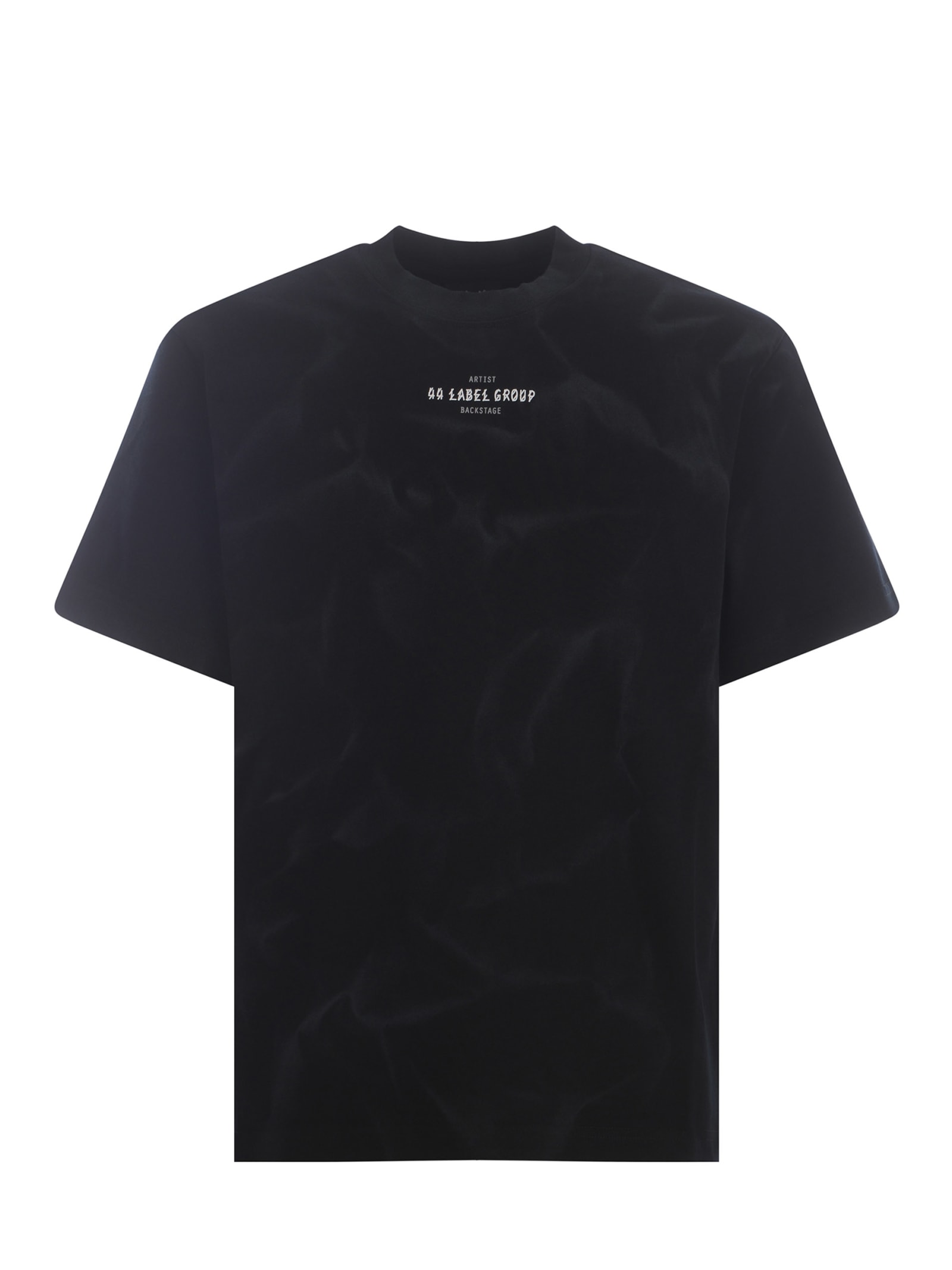 44 Label Group T-shirt  Made Of Cotton In Black