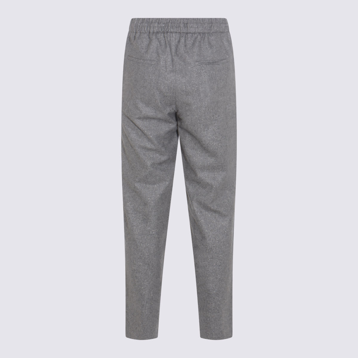 Antonelli Grey Wool Taralluccio Pants In Gray