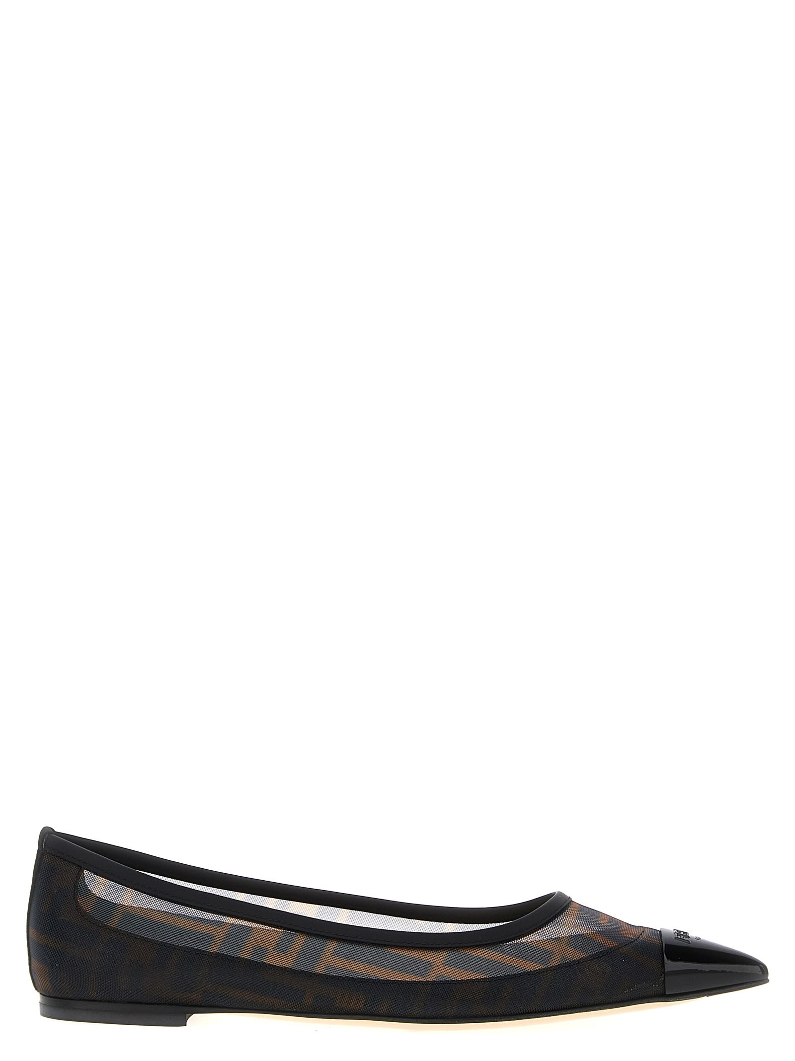 Shop Fendi Colibrì Ballet Flats In Multicolor