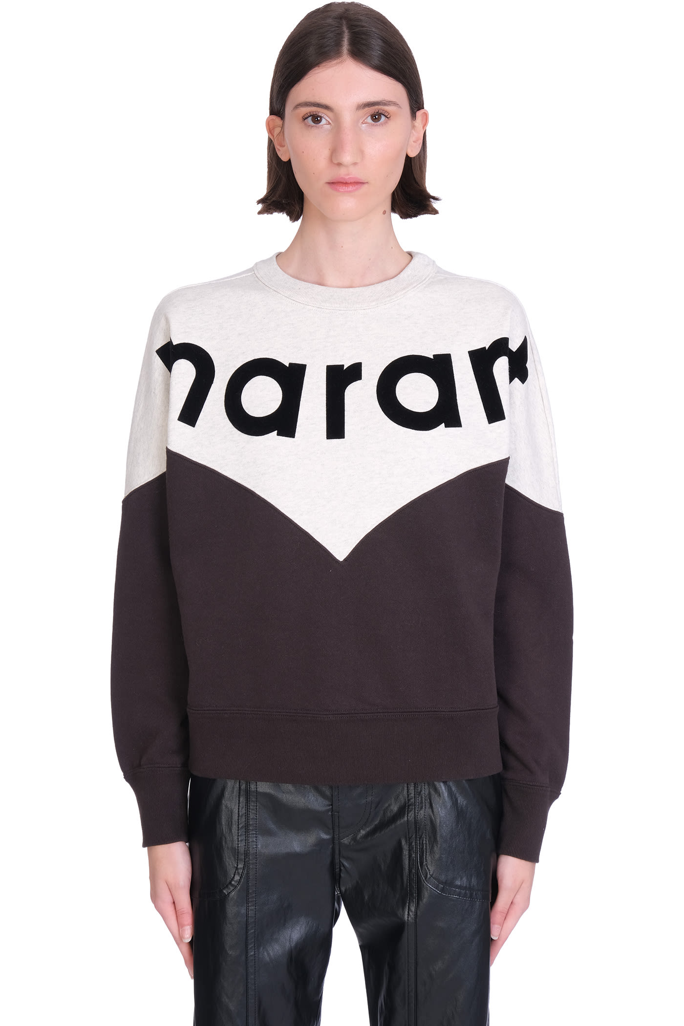 Isabel Marant Étoile Houston Sweatshirt In Black Cotton