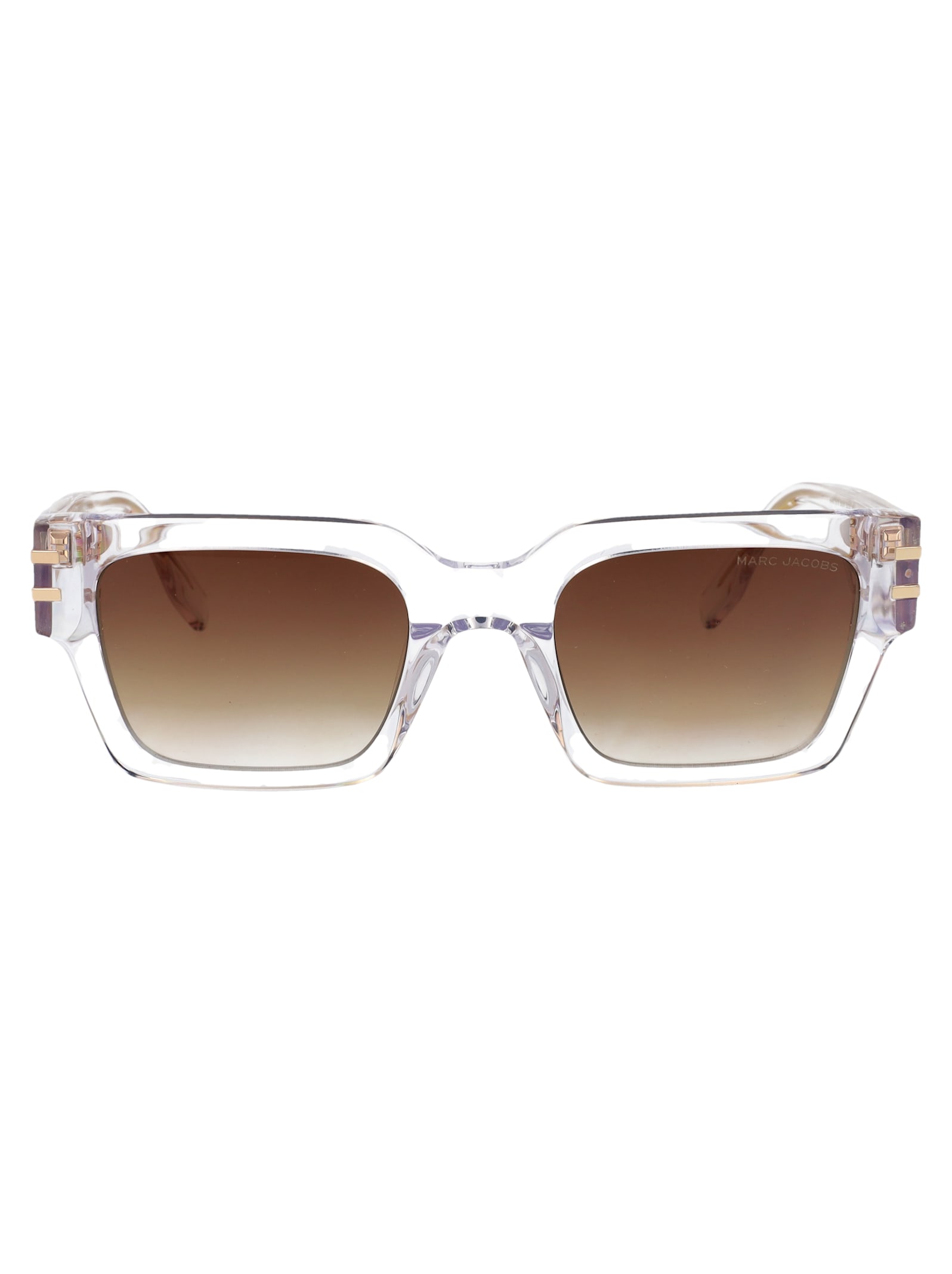 Marc Jacobs Square-frame Sunglasses In Metallic