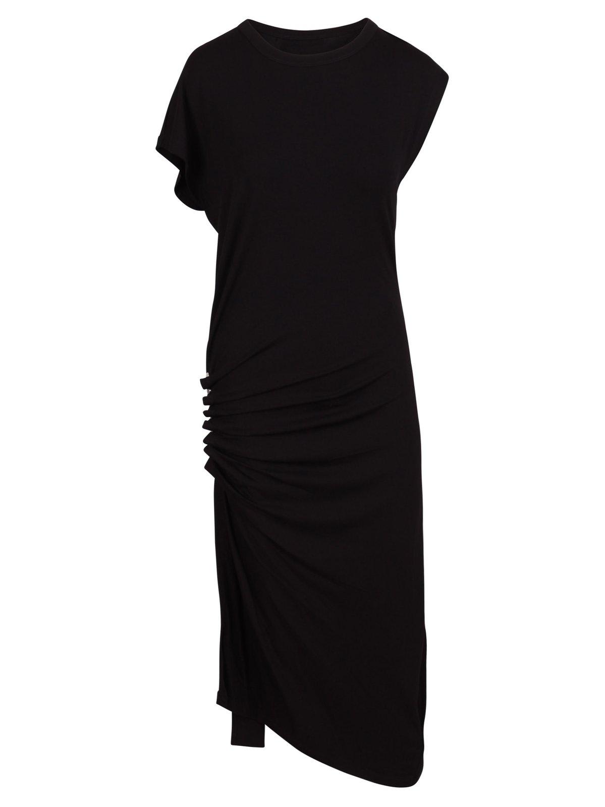 Draped Pression Jersey Dress