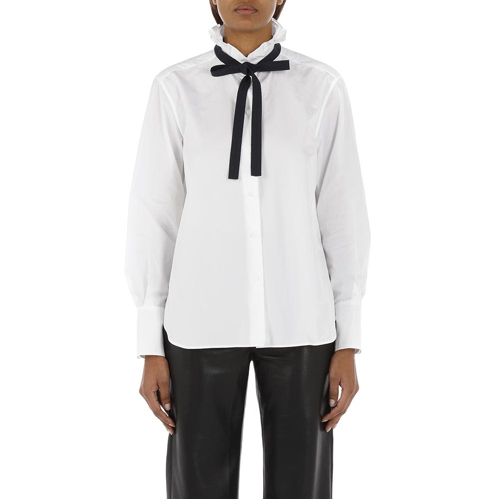 Chloé High-neck Cotton Shirt