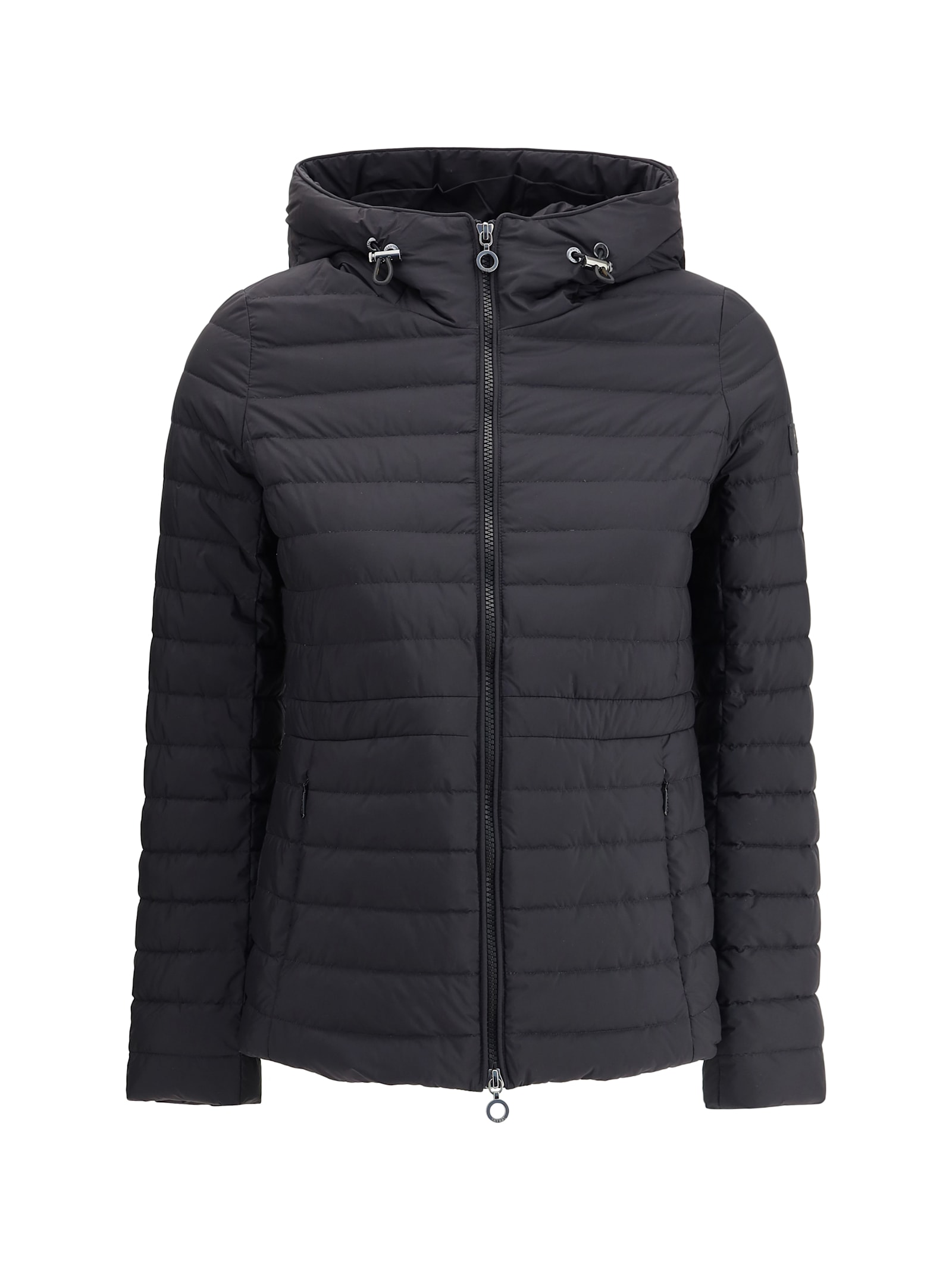 Tatras Hooded Quilted Puffer Jacket In Black