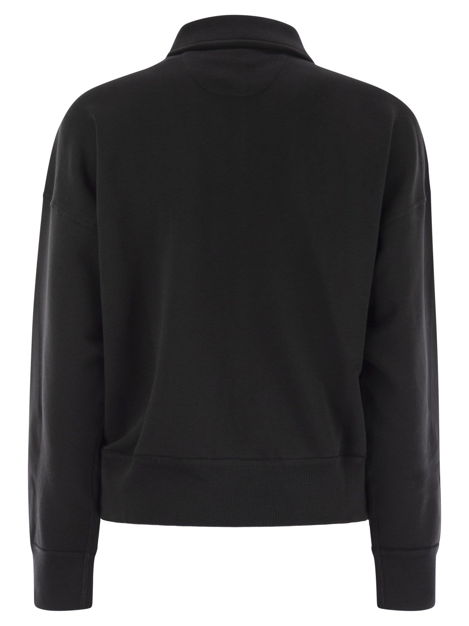 Polo Ralph Lauren Long Sleeve Sweatshirt In Black