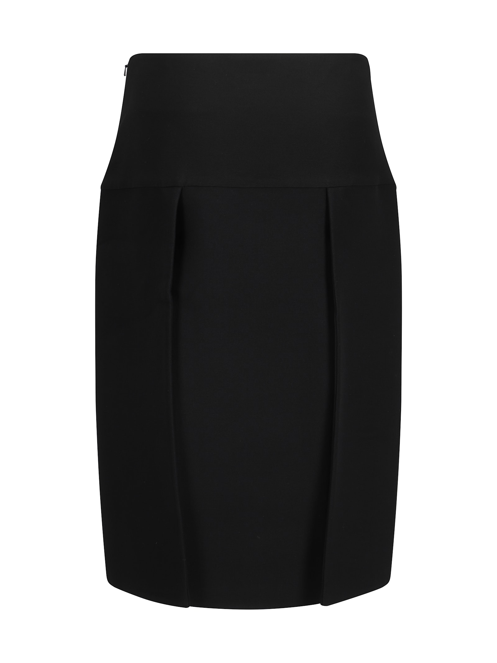 Shop Khaite Kidd Midi Skirt In Black