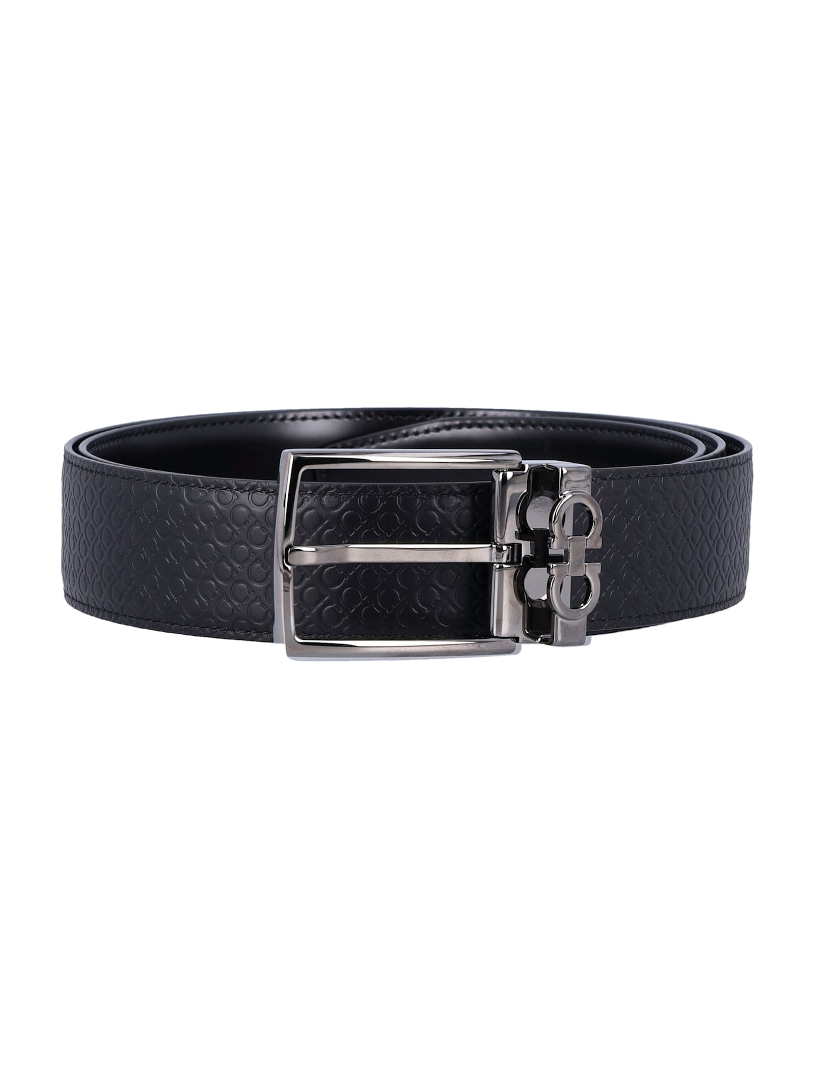 Reversible And Adjustable Gancini Belt