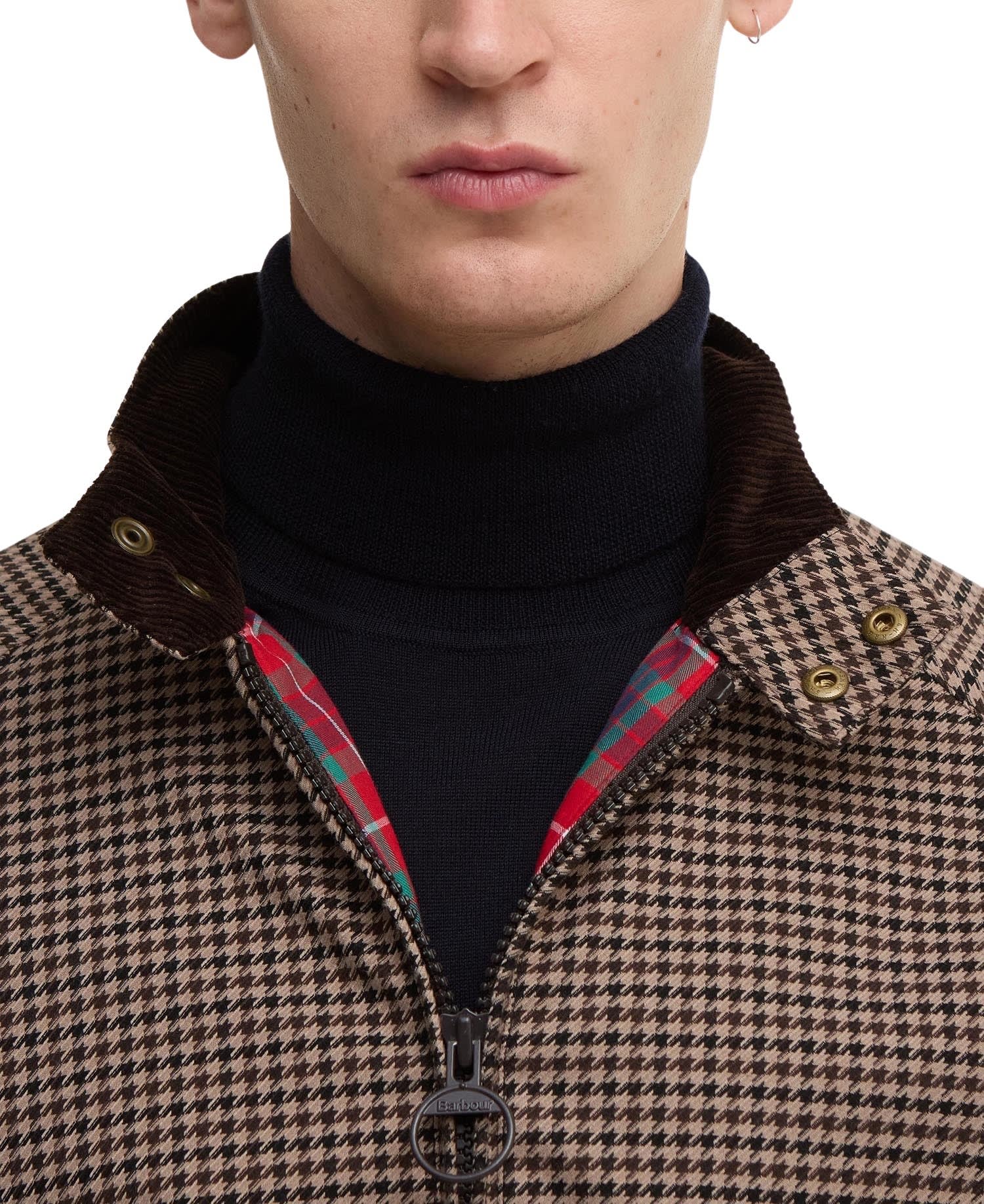 Baracuta X Barbour Porton Zip-up Jacket In Brown