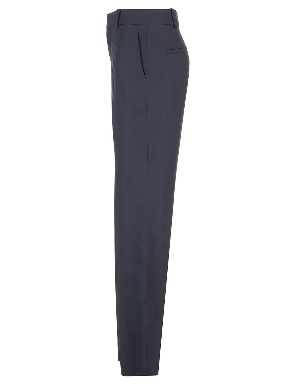 Shop Chloé Tailored Trousers In Blue