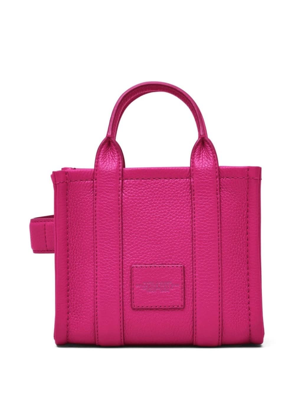 Shop Marc Jacobs The Mini Tote In Magenta