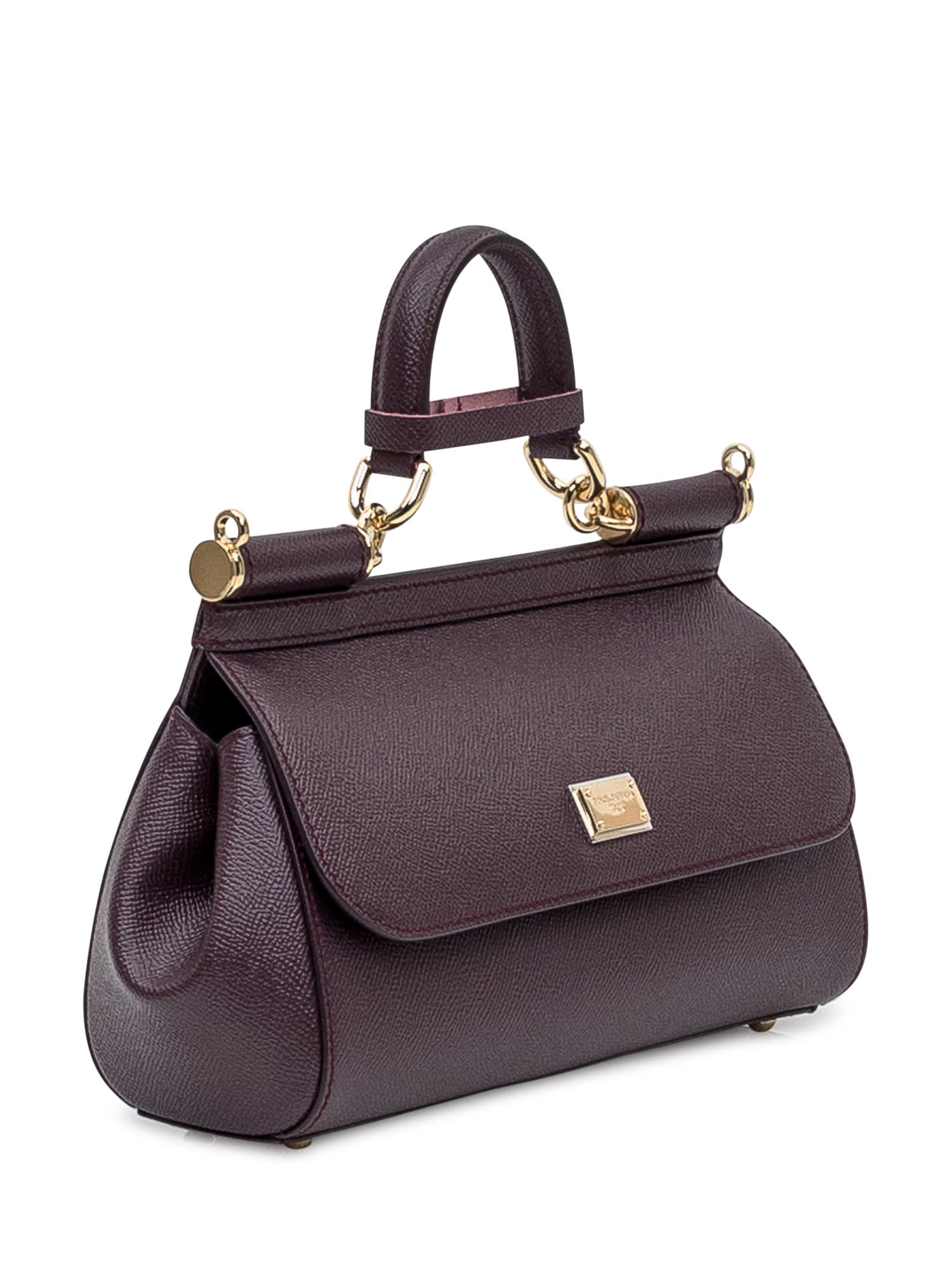 Dolce & Gabbana Medium Sicily Handbag In Brown
