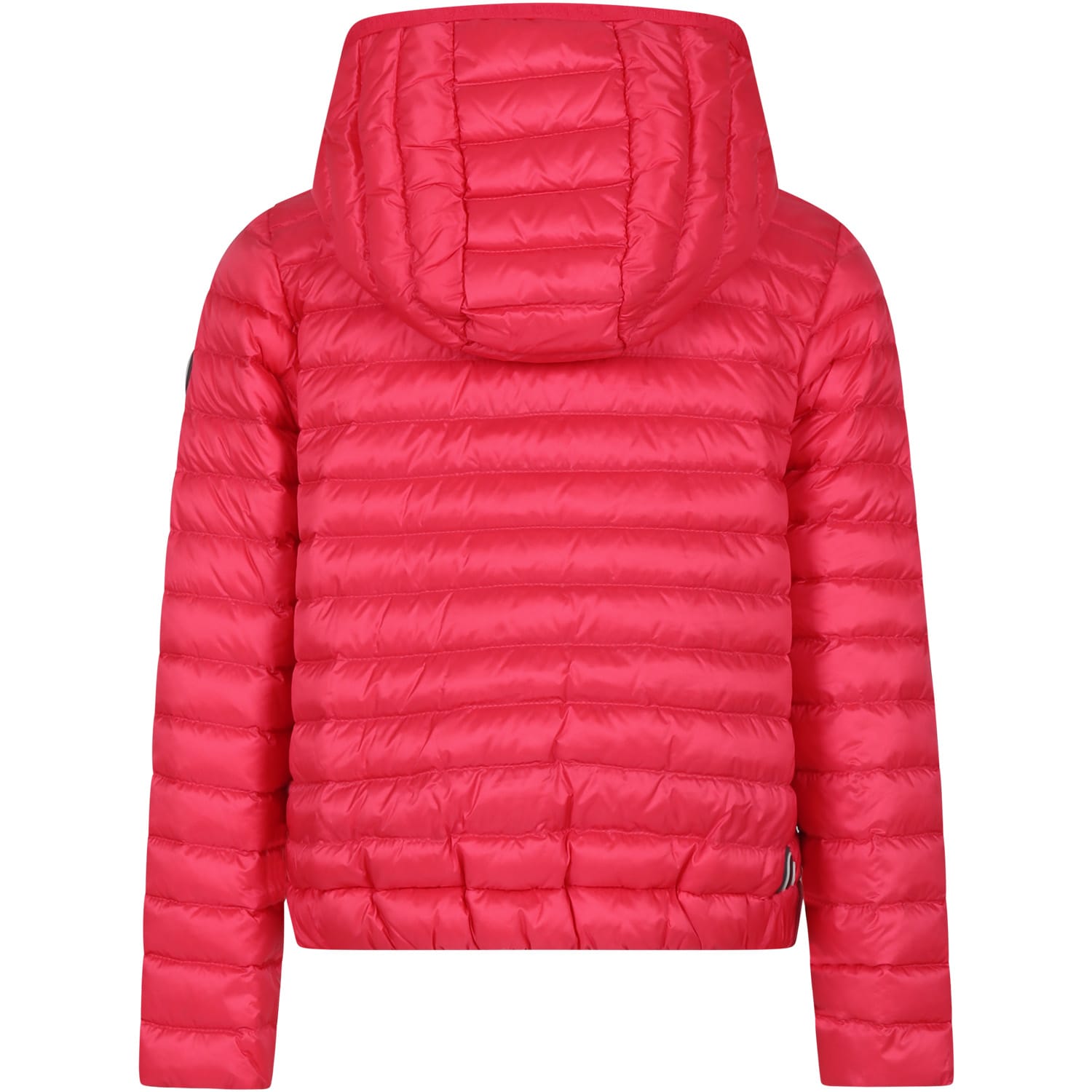 Shop Colmar Fuchsia Down Jacket For Girl With Logo
