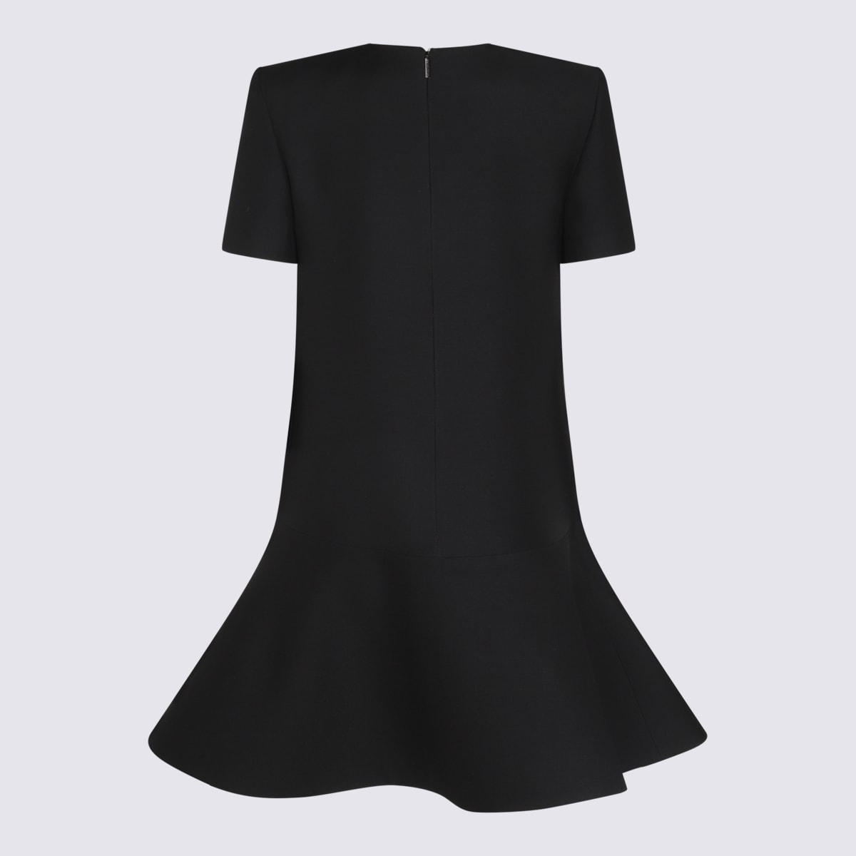 Shop Valentino Black Silk Dress