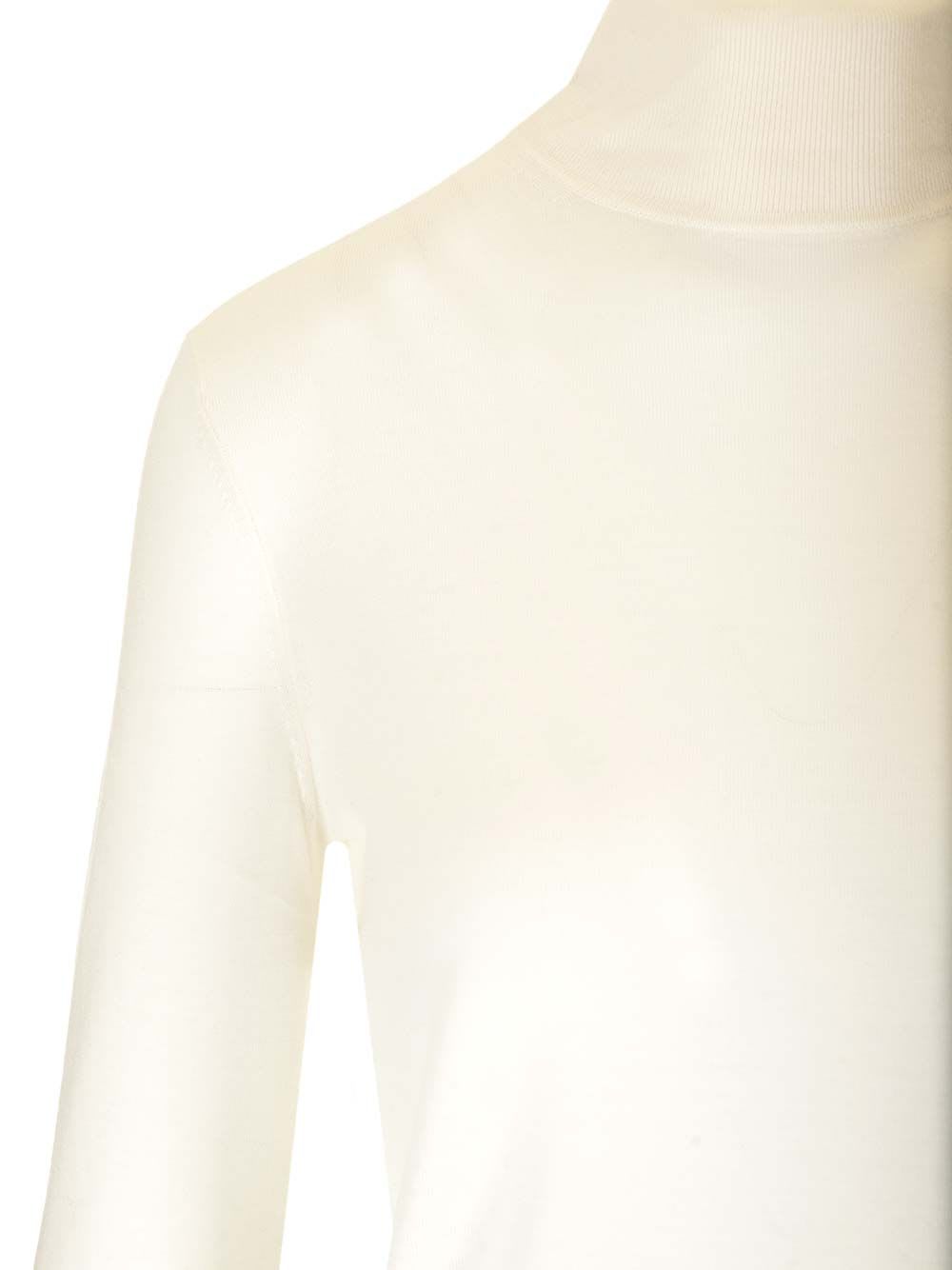 Shop Theory Wool Turtleneck In White