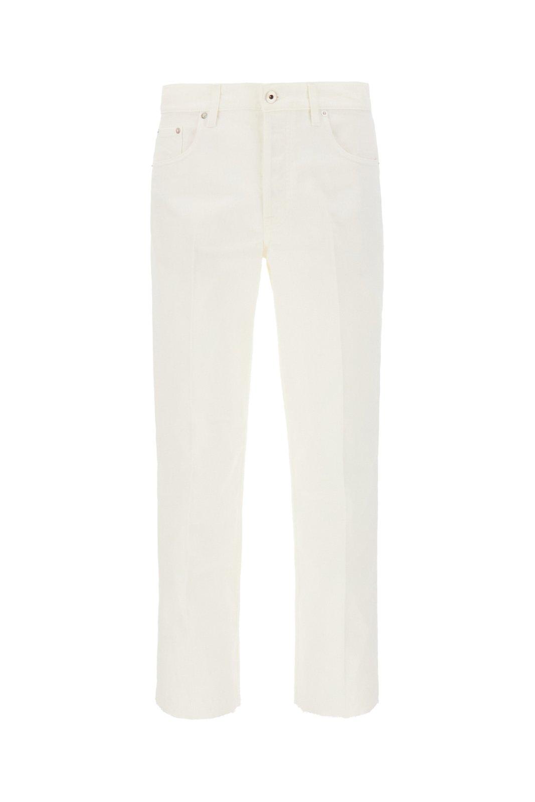 LANVIN BUTTON FITTED JEANS
