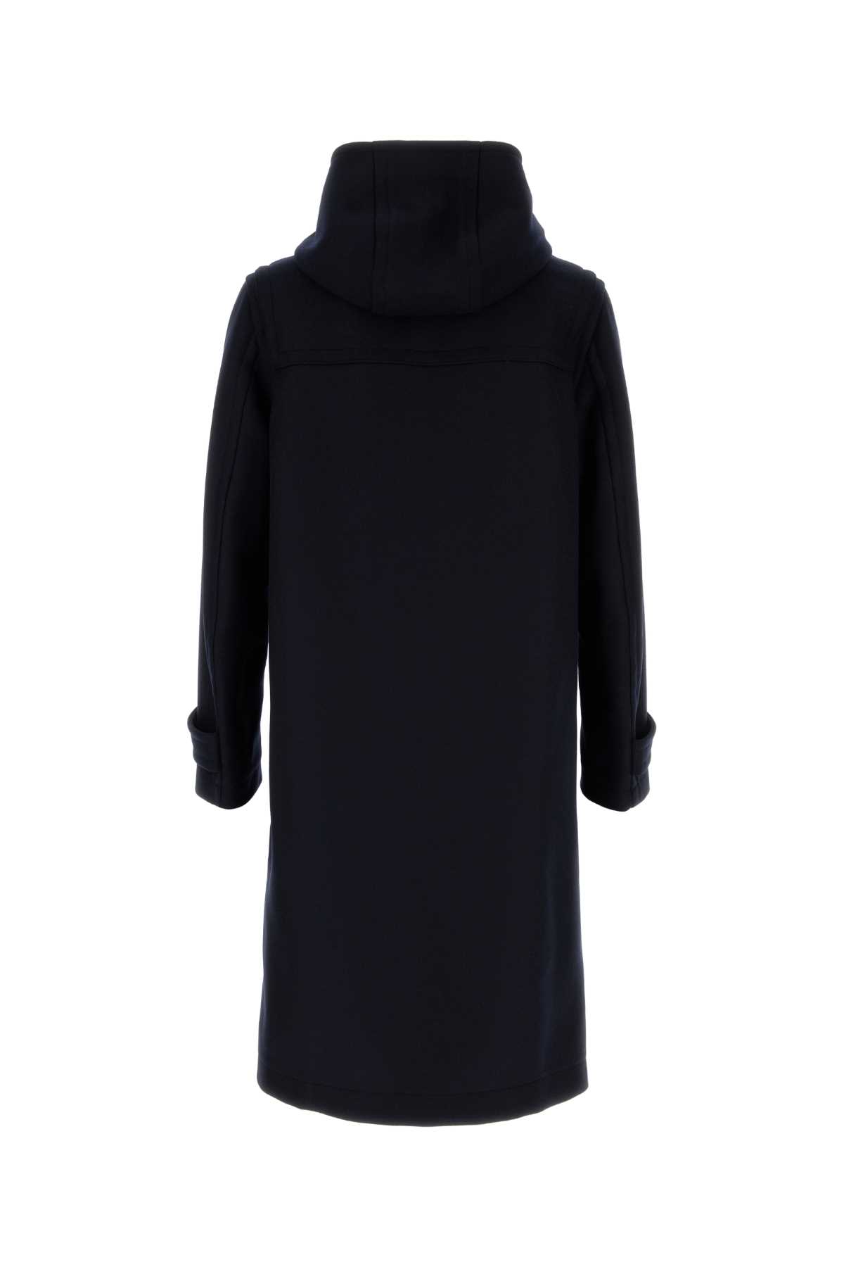 Shop Dries Van Noten Midnight Blue Blend Ragnar Coat In Navy