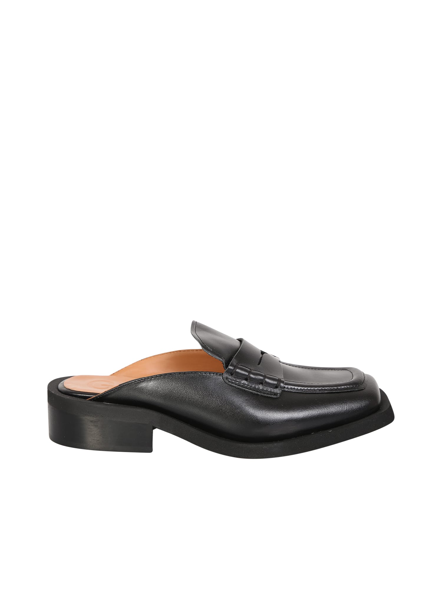 Ganni Casual And Elegant: Gannis Square Toe Loafers