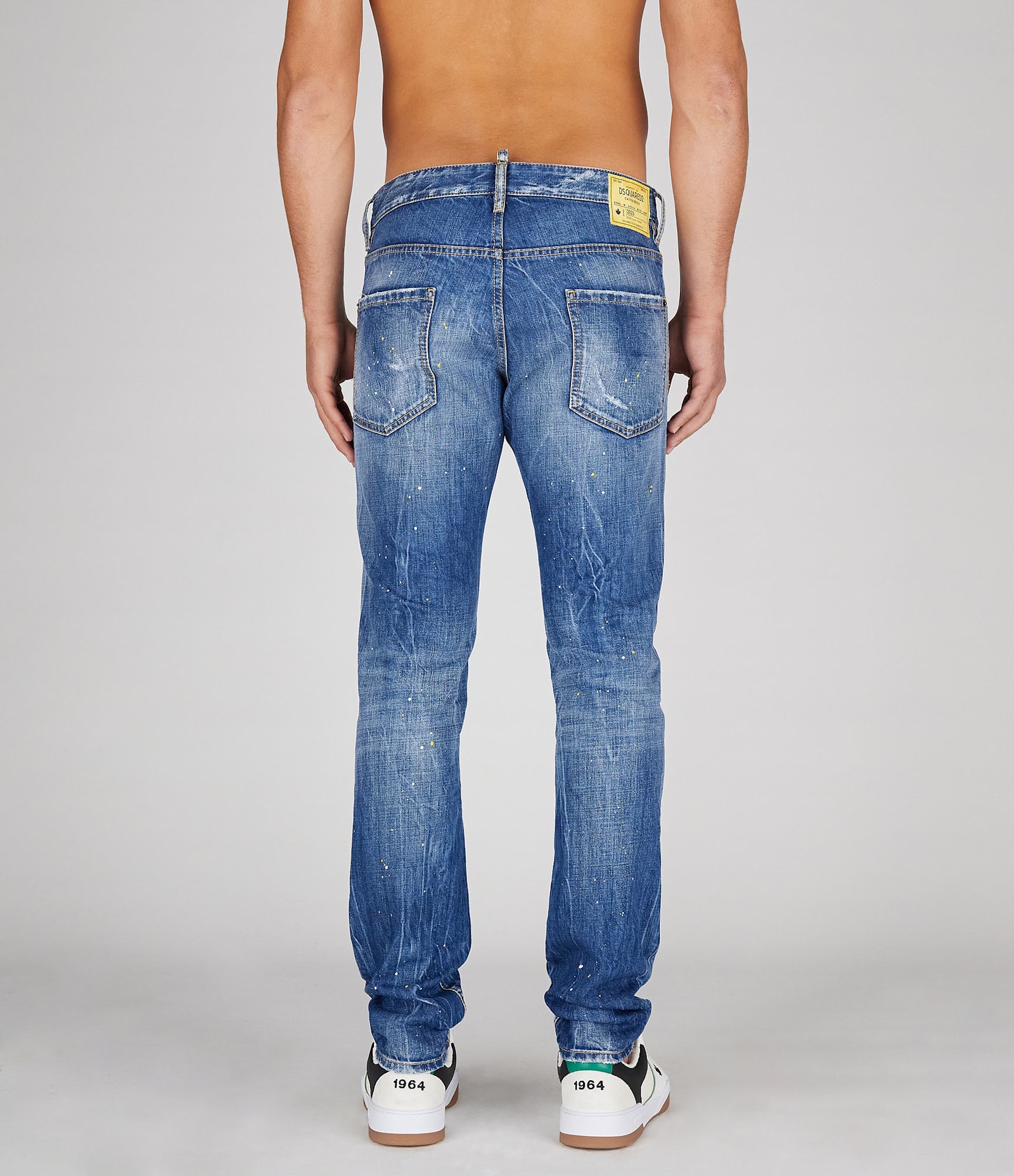 Shop Dsquared2 5 Pockets In Navy Blue