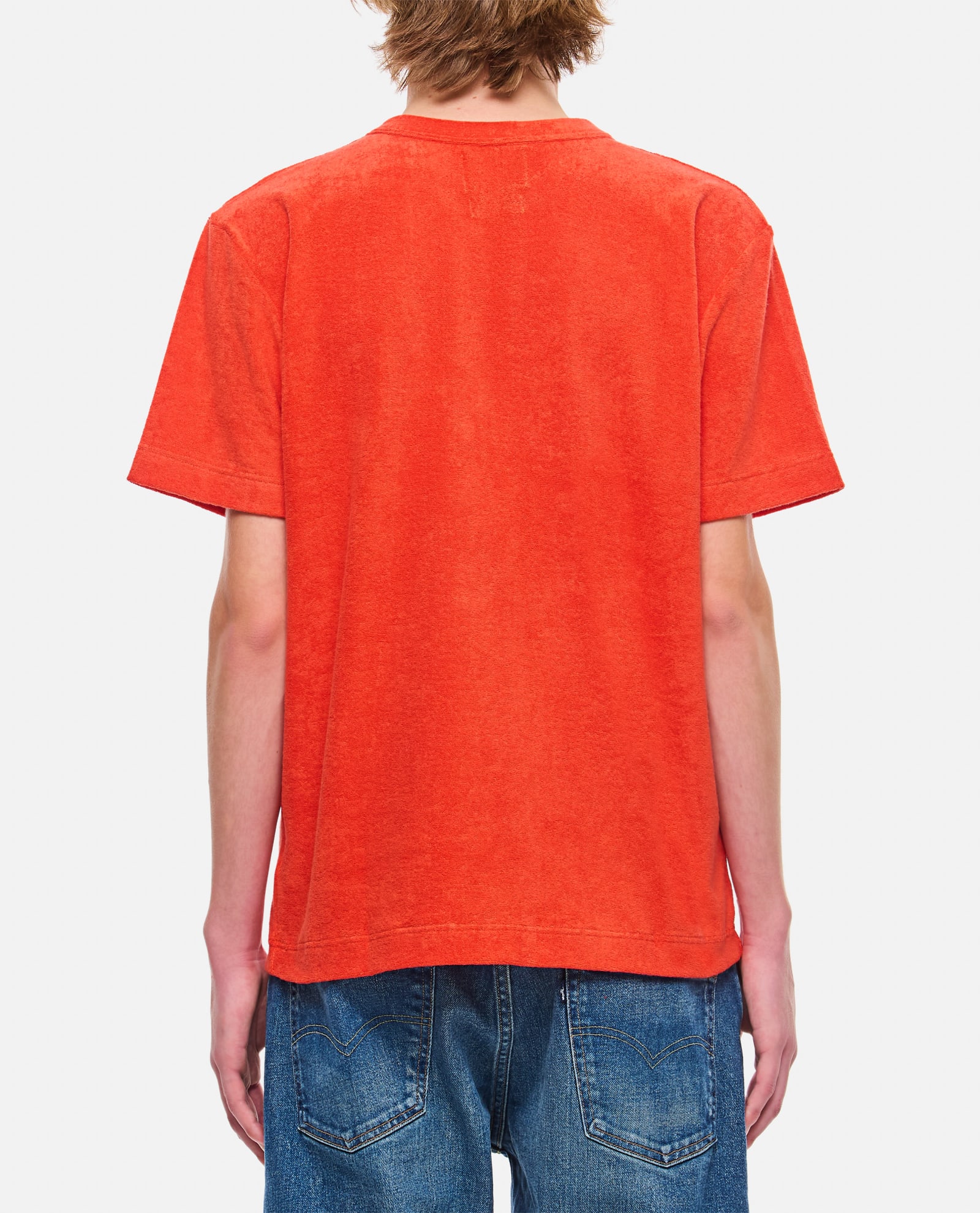 Shop Howlin' Shortsleeve Terry T-shirt In Red