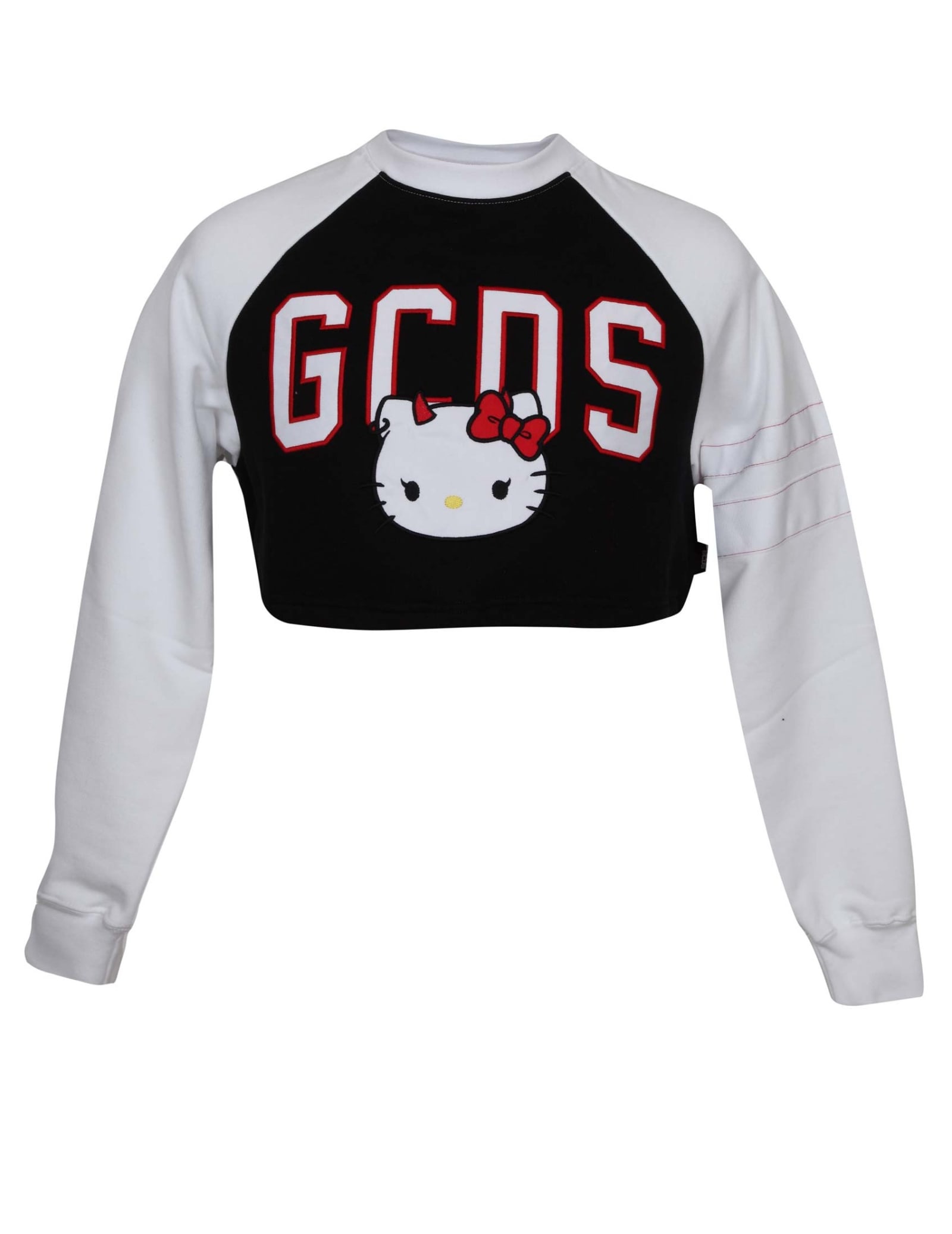 GCDS Hello Kitty Cotton Crop Sweatshirt
