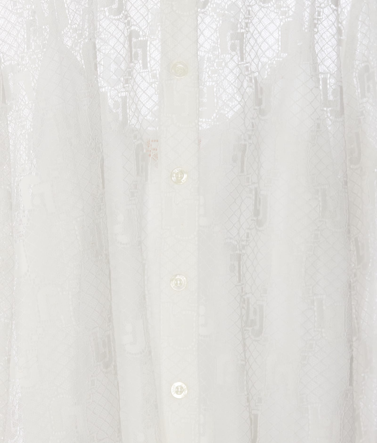 Shop Liu •jo Monogram Shirt In White