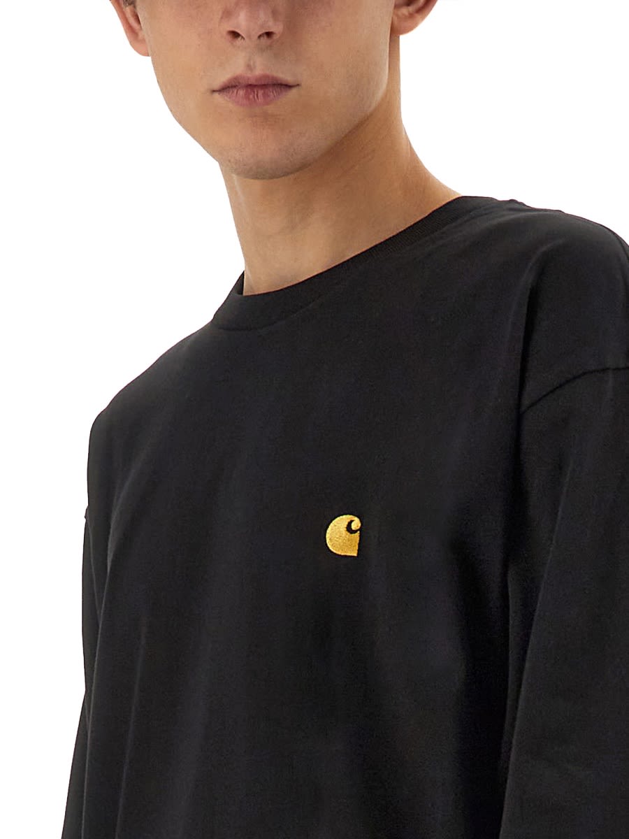 Carhartt Men's American Script Sweatshirt In Black