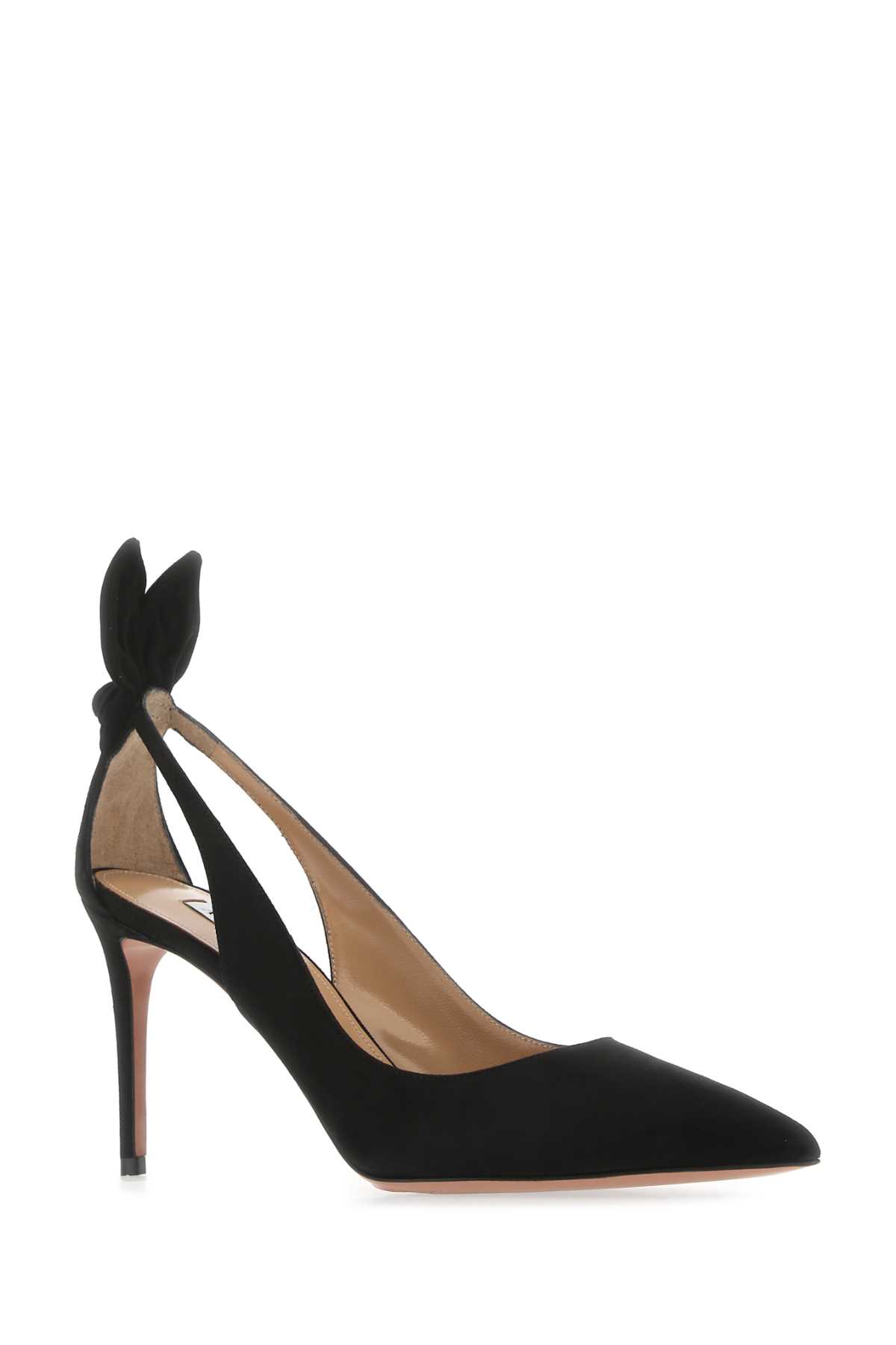 Aquazzura Deneuve Bow Detailed Pumps In Black