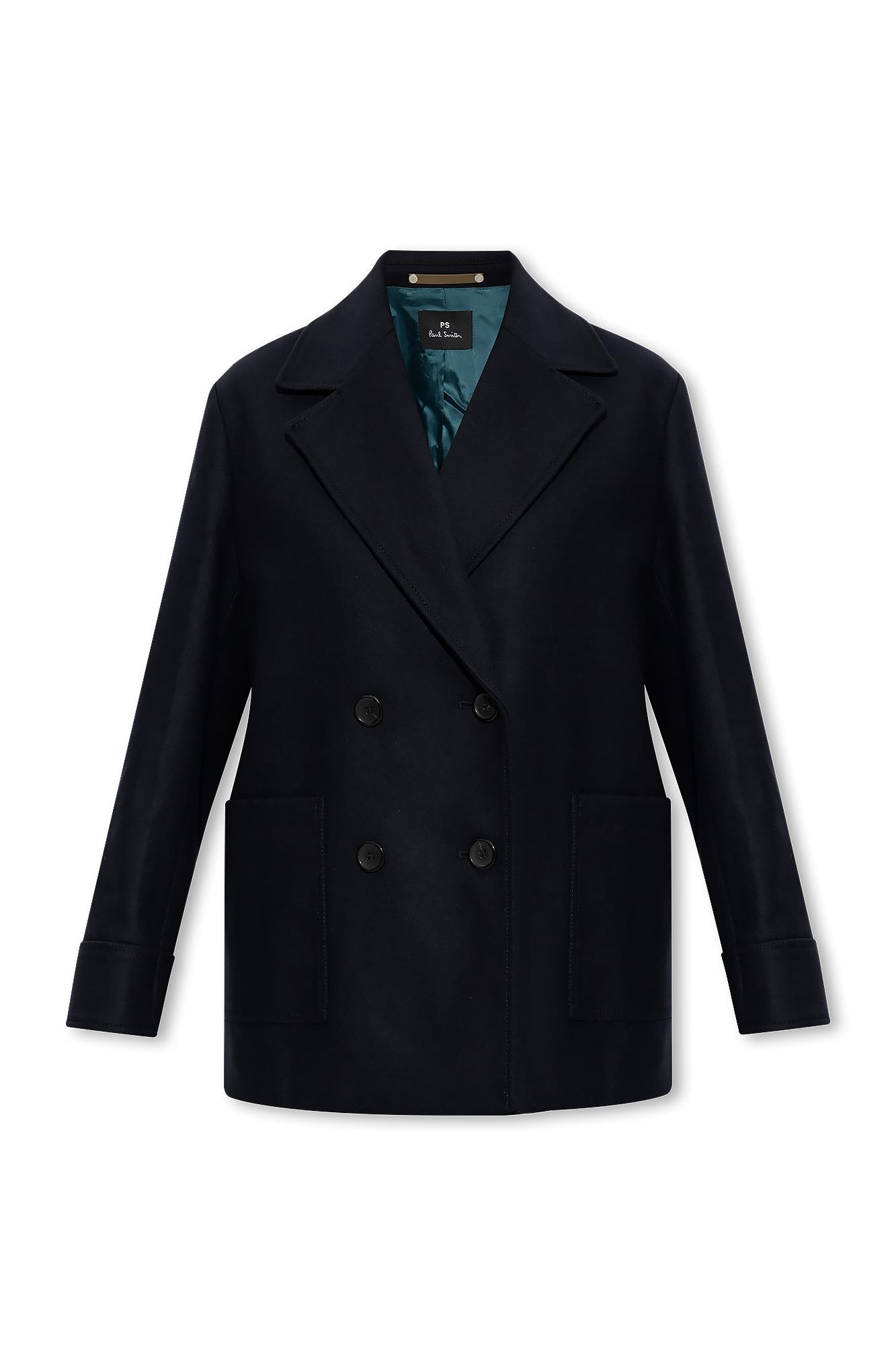 PS BY PAUL SMITH CROPPED DOUBLE-BREASTED COAT