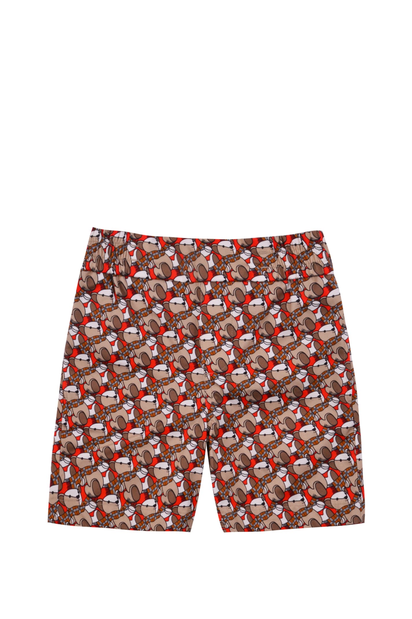 BURBERRY HALFORD SHORTS WITH PRINT