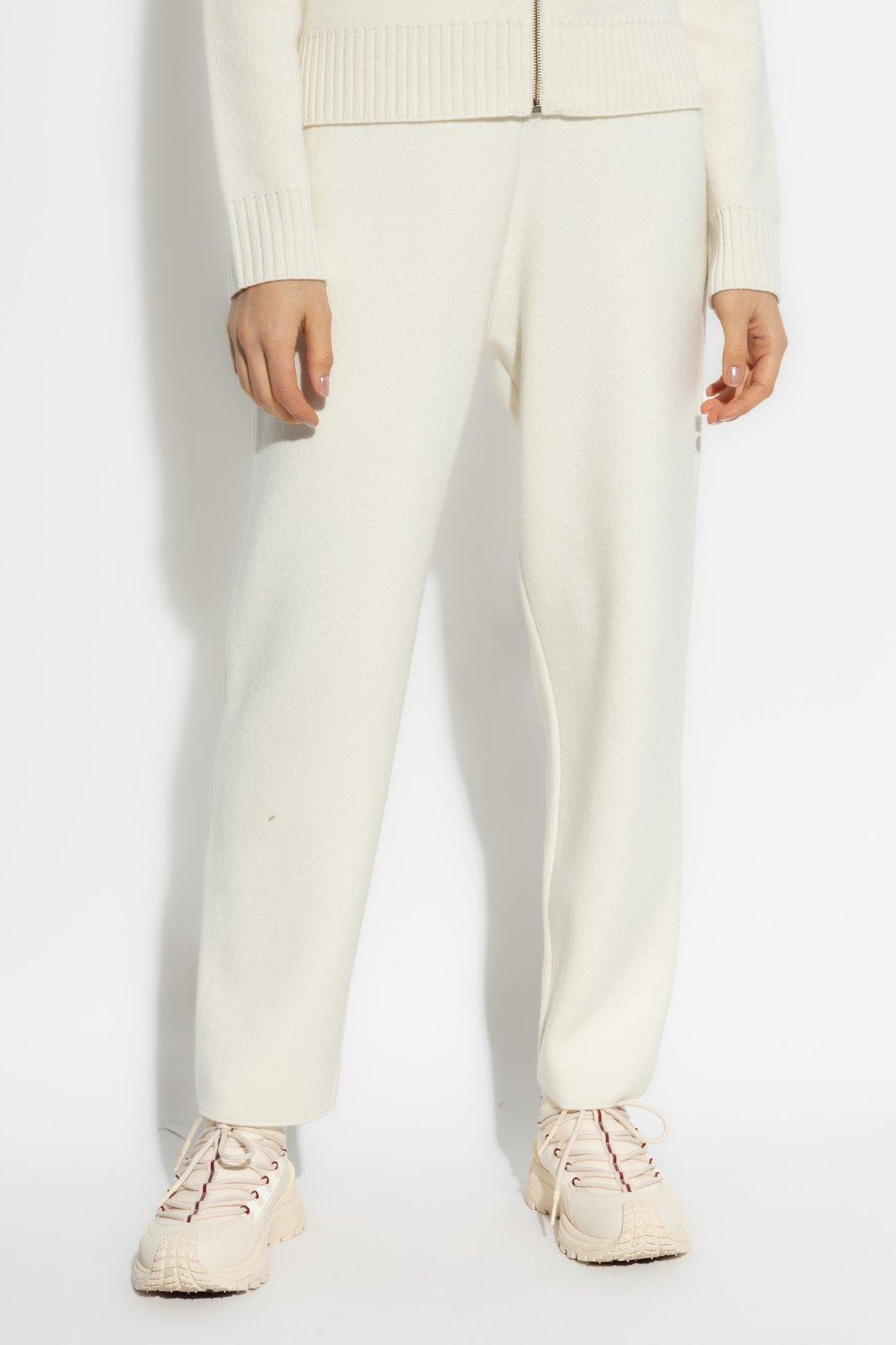 Moncler Virgin Wool Trousers In 030