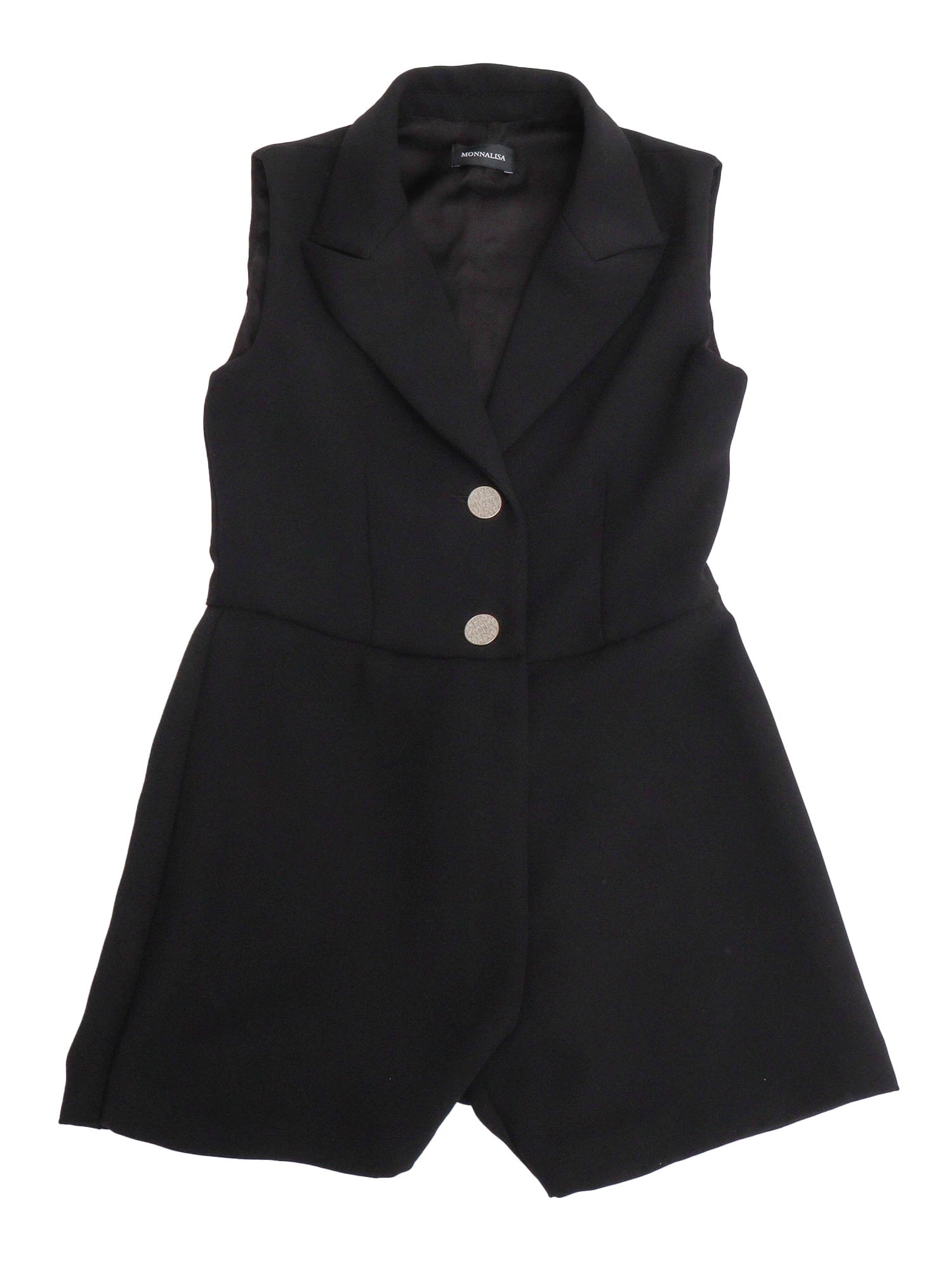 Monnalisa Jumpsuit In Black