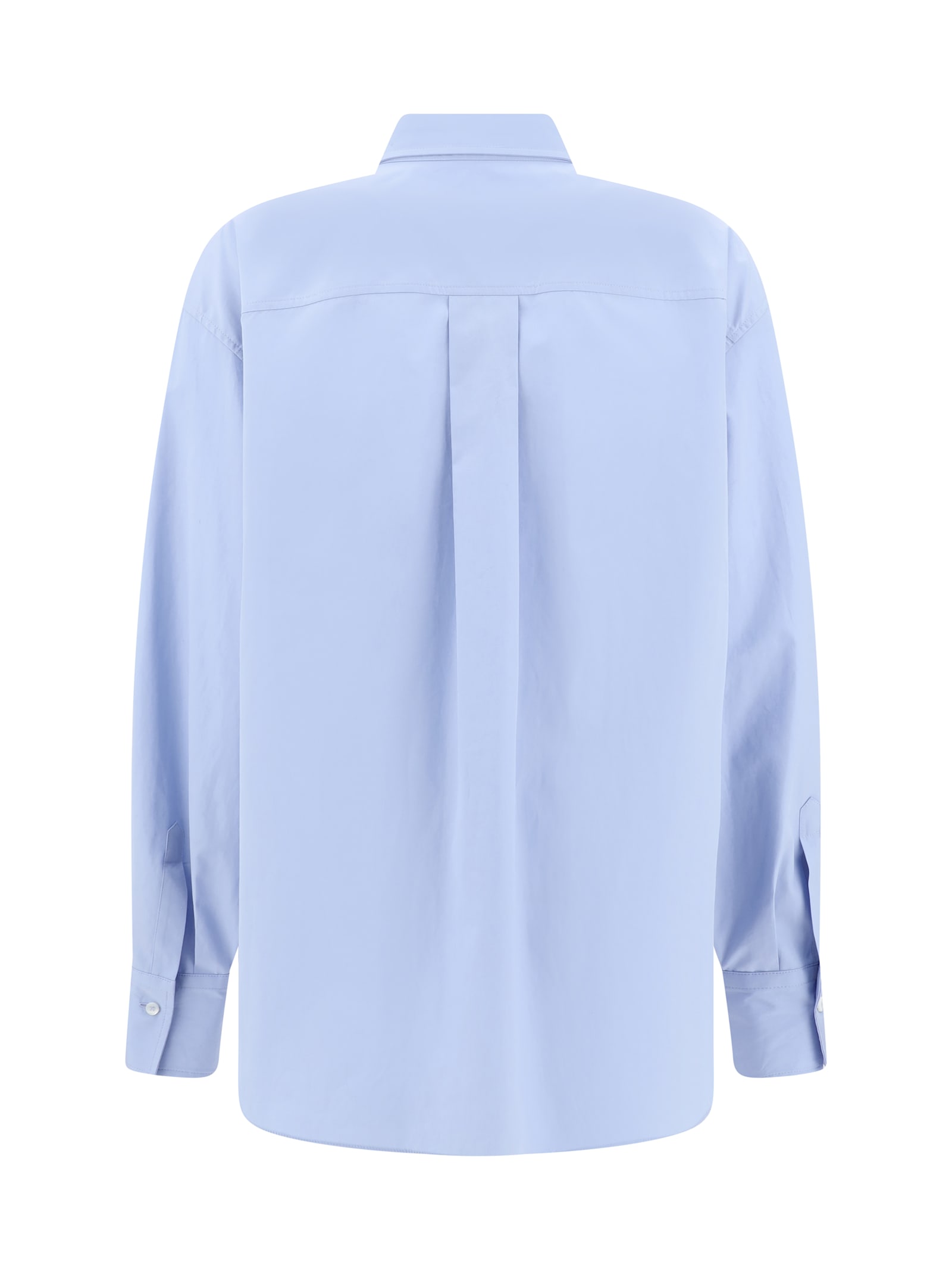 Brunello Cucinelli Shirt With Iconic Jewelry Detail In Blue