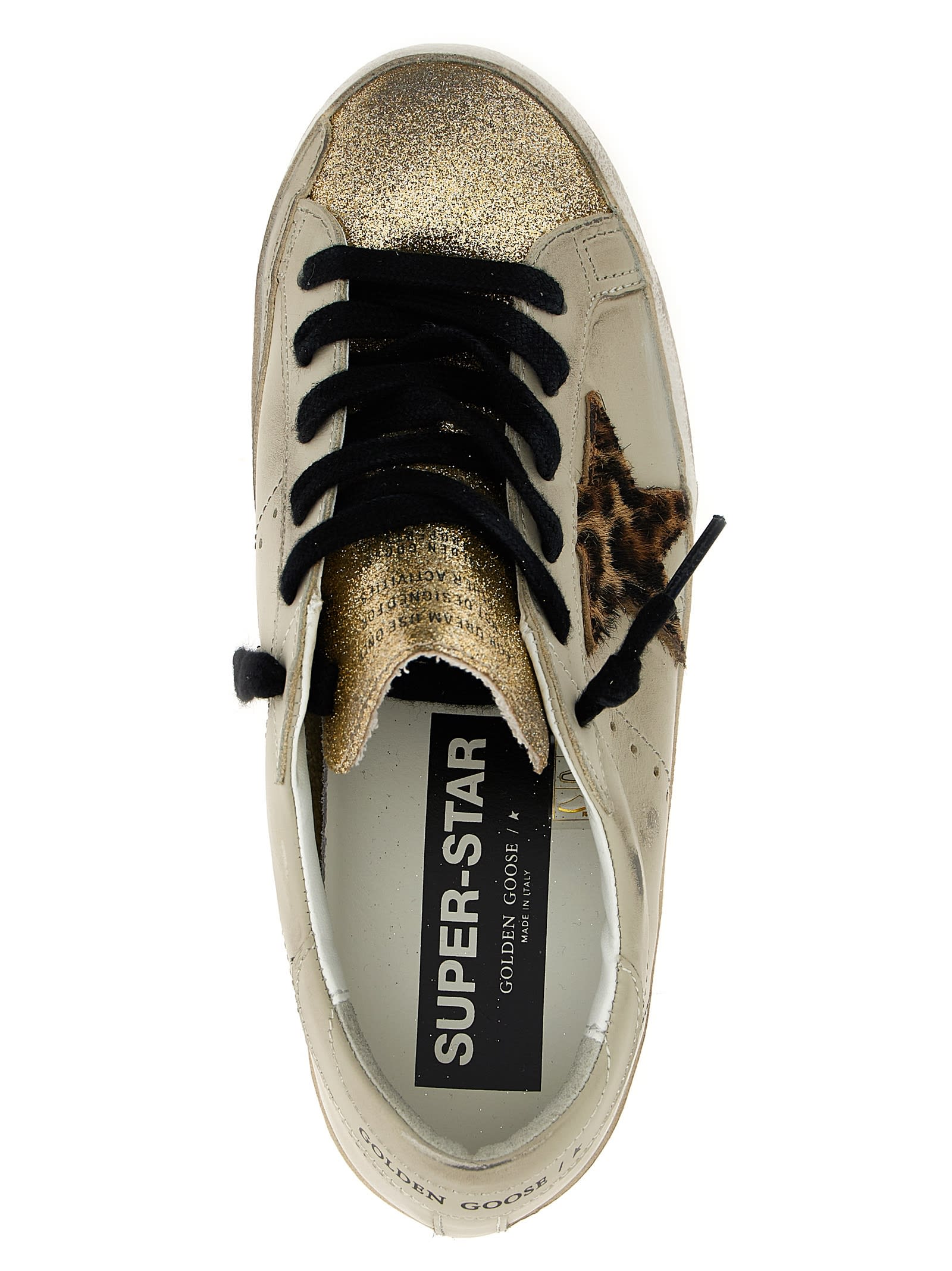 Golden Goose Deluxe Brand Women Super-star Classic With List Leather Low-top Sneakers In Multi