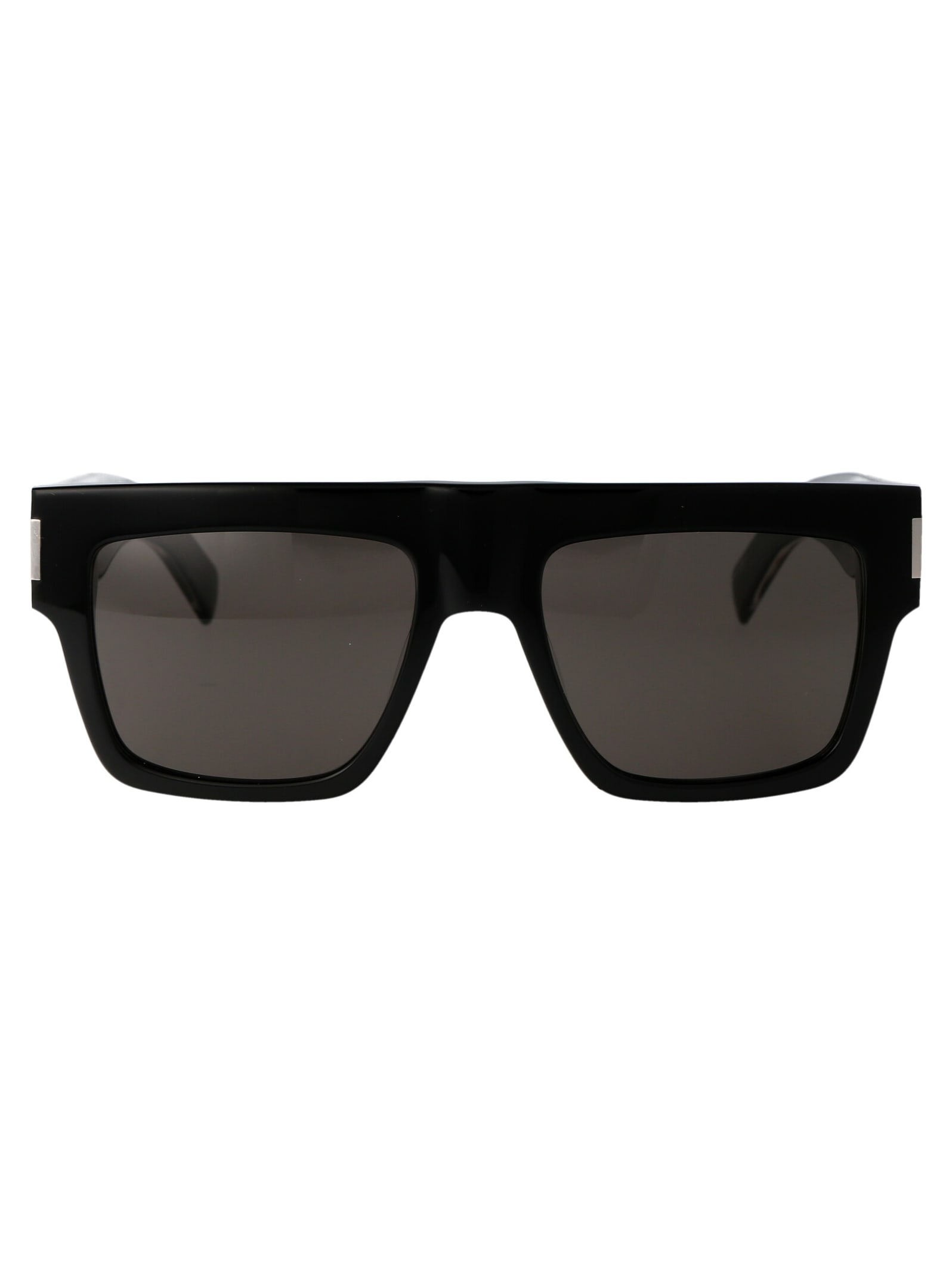 Shop Saint Laurent Sl 628 Sunglasses In 001 Black Crystal Black