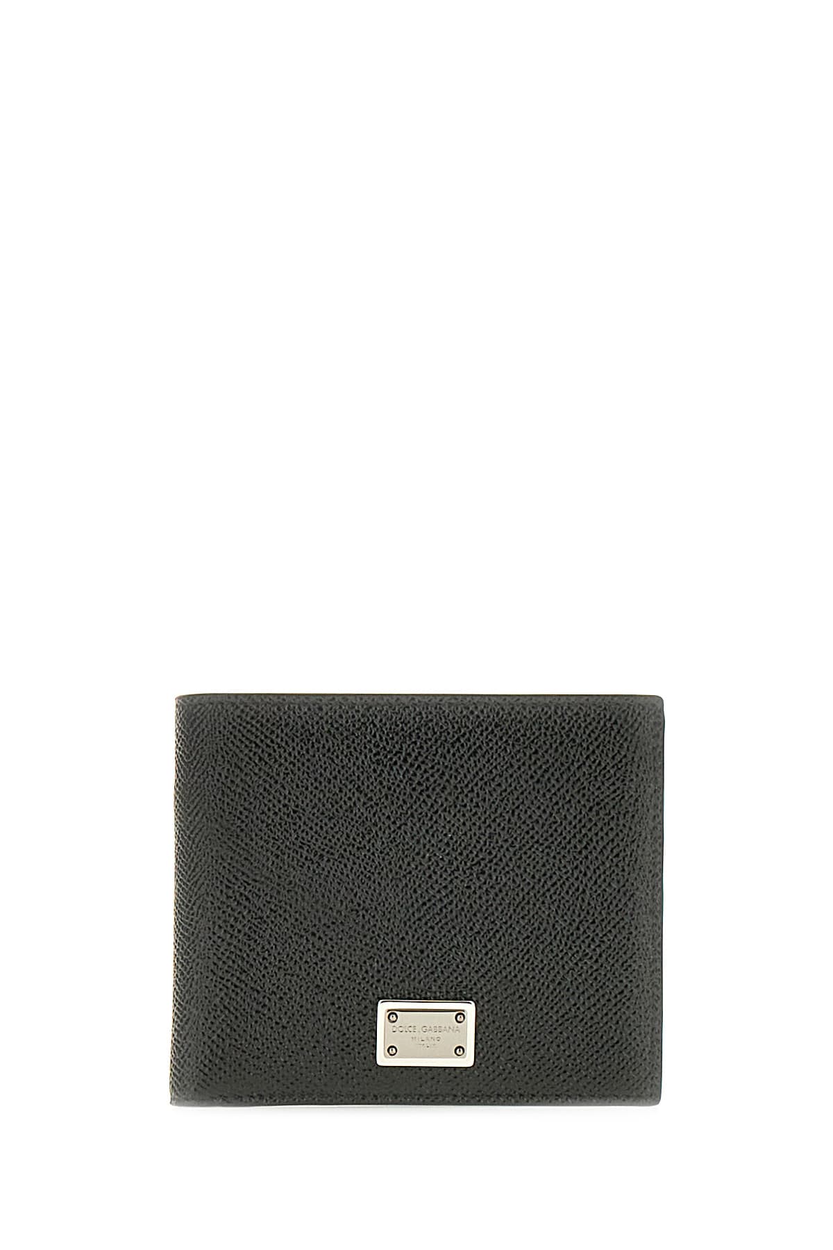 Dolce & Gabbana Black Leather Wallet In 80999