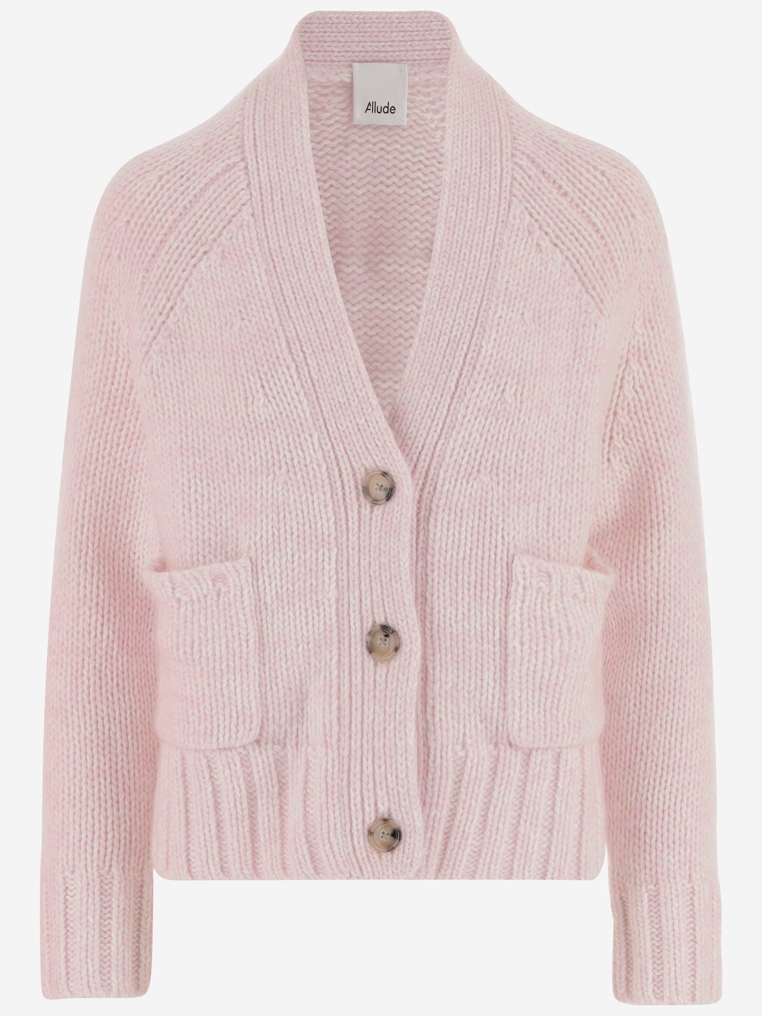 Allude Cashmere Cardigan In Pink