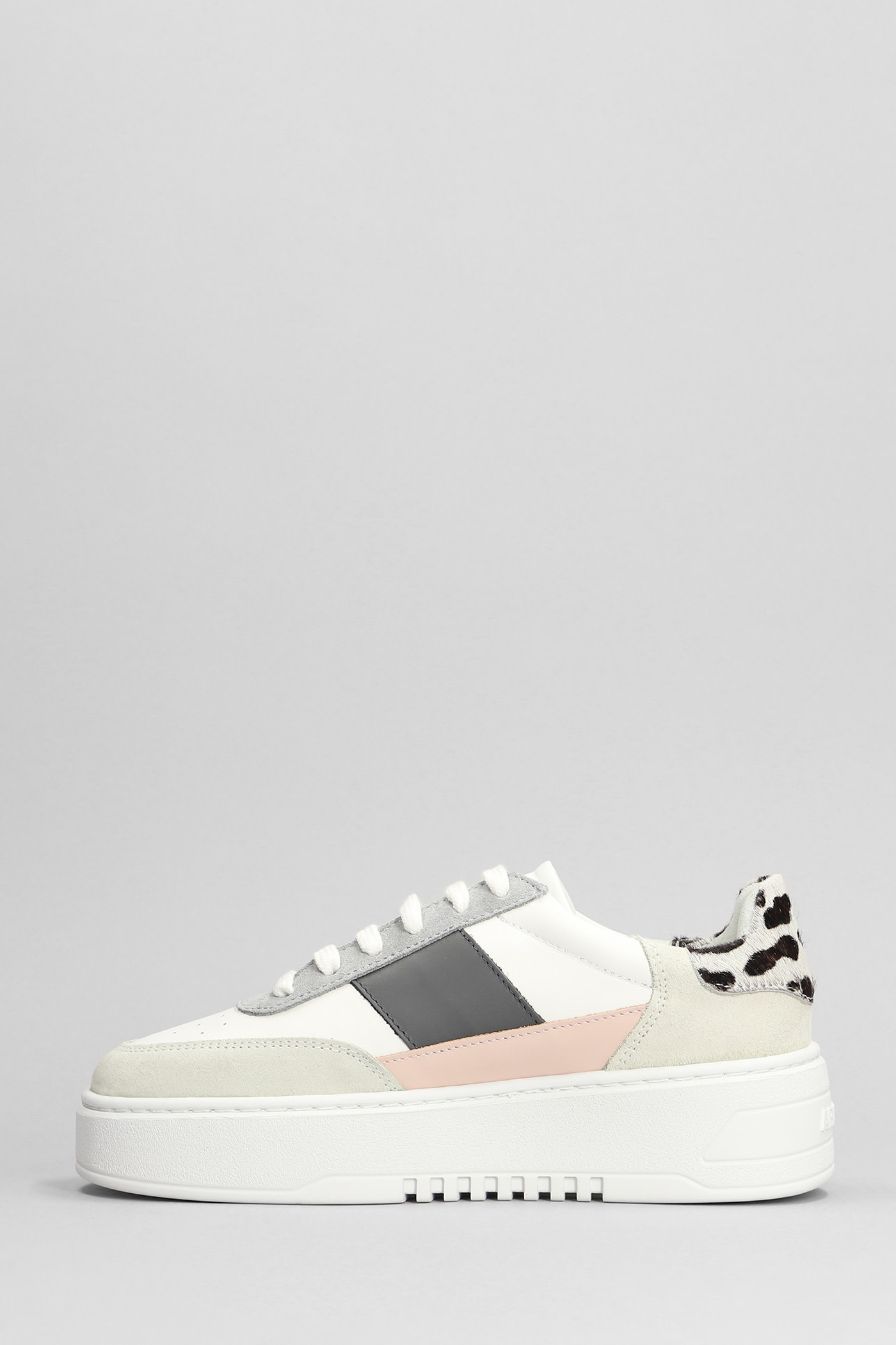 Shop Axel Arigato Orbit Sneakers In White Suede And Leather