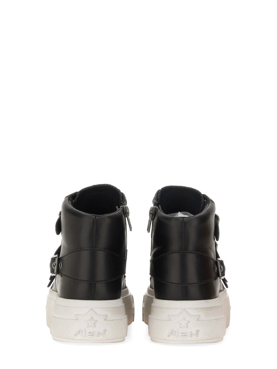 Shop Ash Starmoon Buckle Sneaker In Black