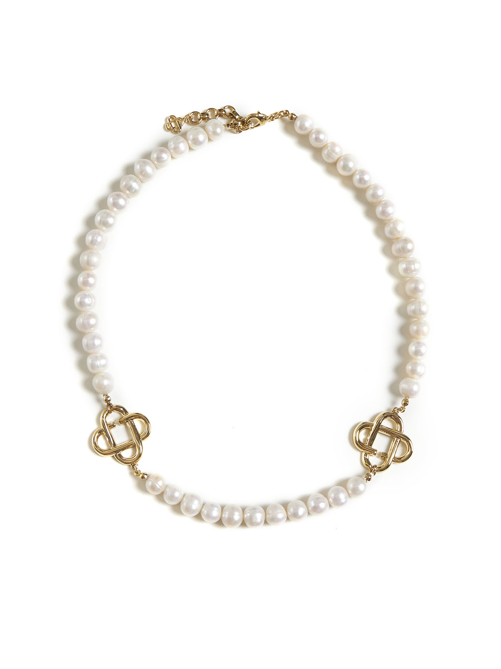 Casablanca Necklace In Gold/pearl