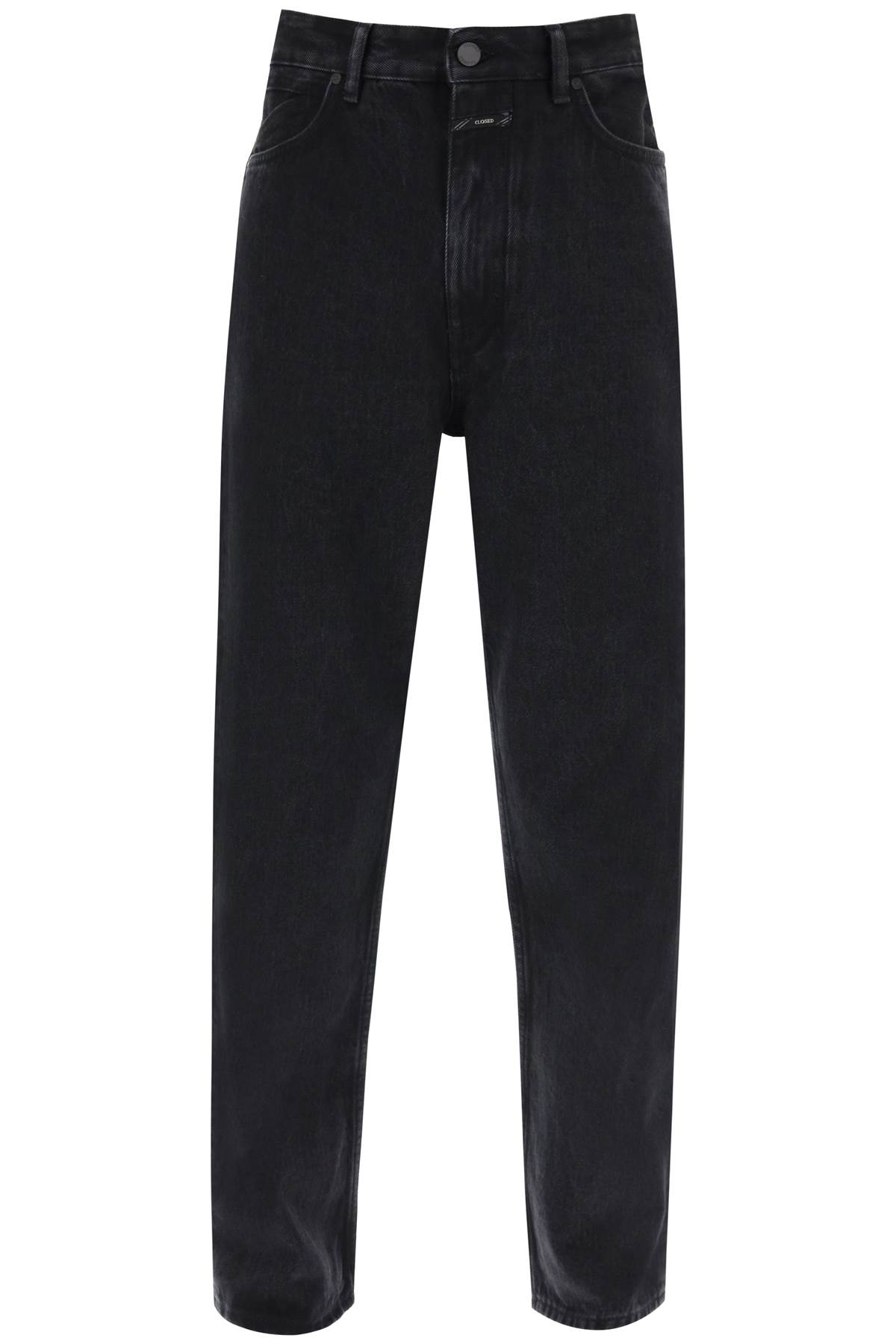 Shop Closed Regular Fit Jeans With Tapered Leg In Black Black (black)