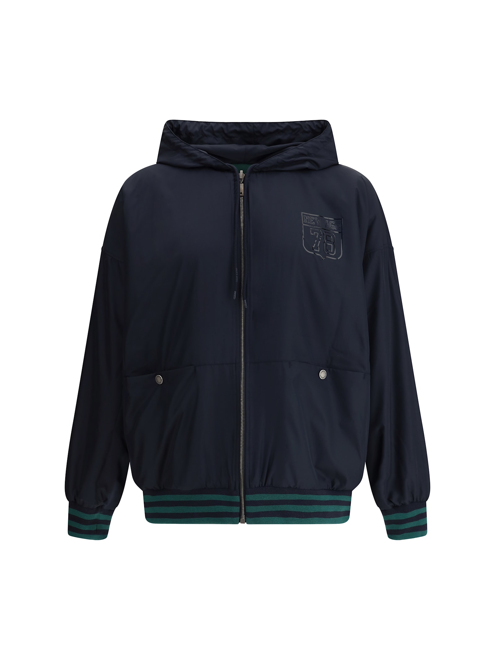 Golden Goose Unisex Reversible Over Zipped Hoodie