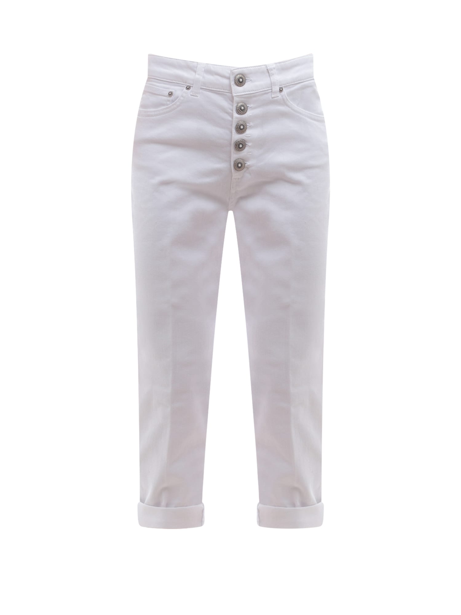 Cropped Fitted Trousers